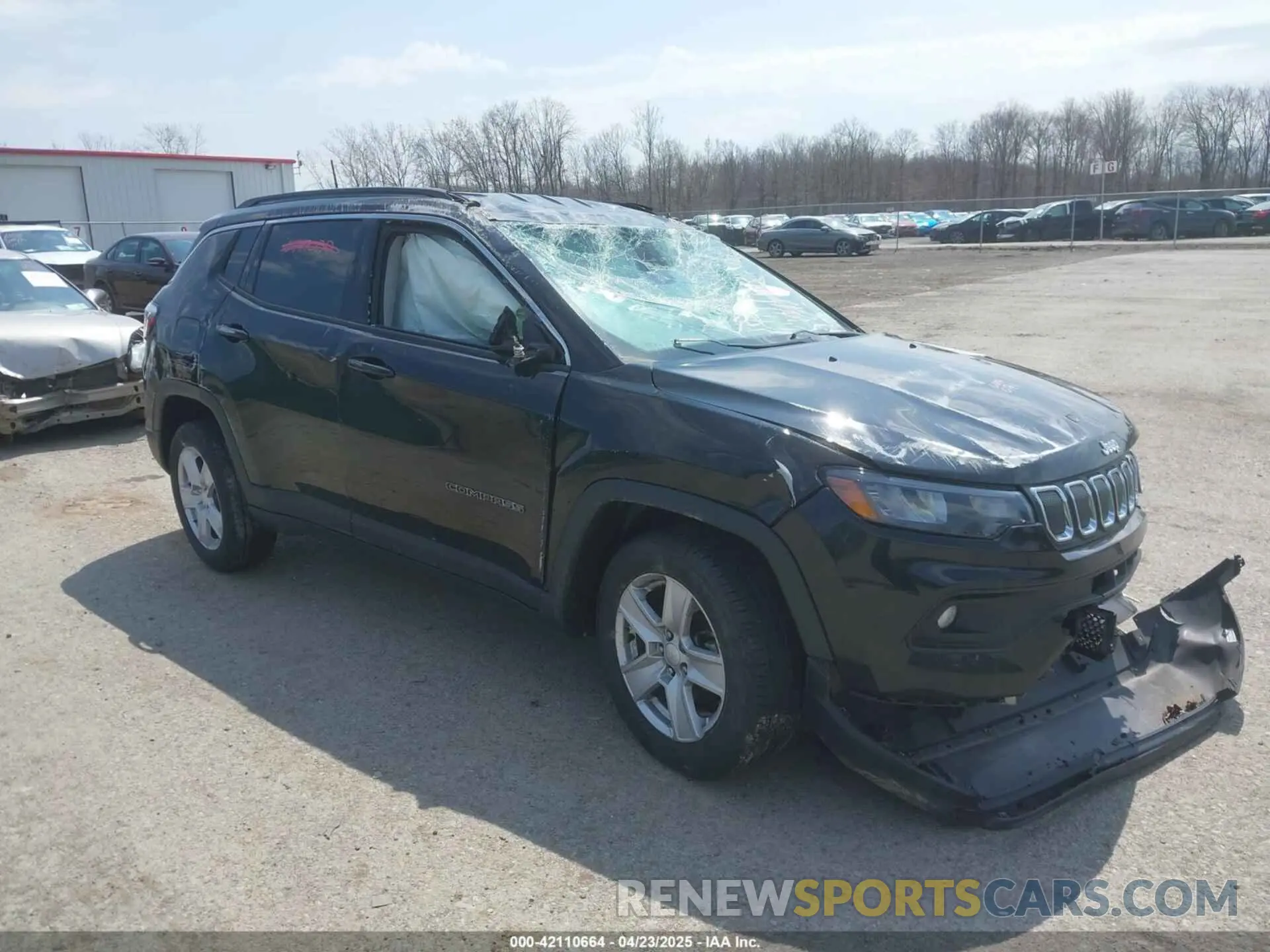 1 fotografías del automóvil dañado 3C4NJCBB6NT229649 JEEP COMPASS 2022