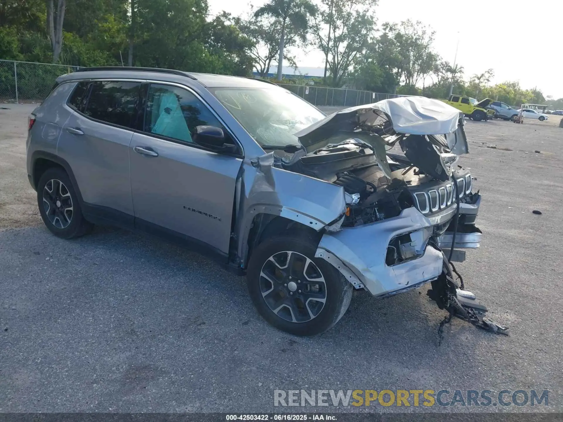 1 fotografías del automóvil dañado 3C4NJCBB8NT138706 JEEP COMPASS 2022