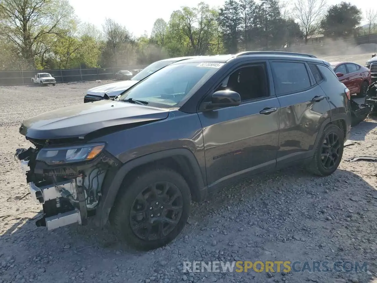 1 fotografías del automóvil dañado 3C4NJCBB8NT234318 JEEP COMPASS 2022