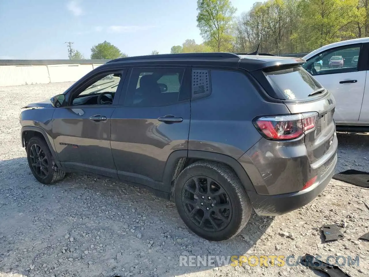 2 fotografías del automóvil dañado 3C4NJCBB8NT234318 JEEP COMPASS 2022