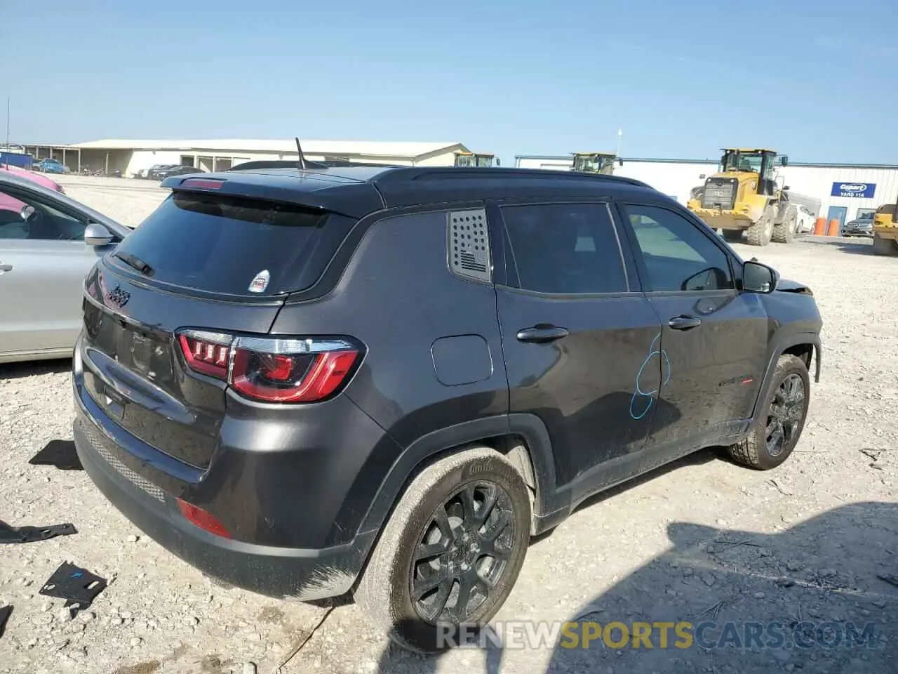 3 fotografías del automóvil dañado 3C4NJCBB8NT234318 JEEP COMPASS 2022