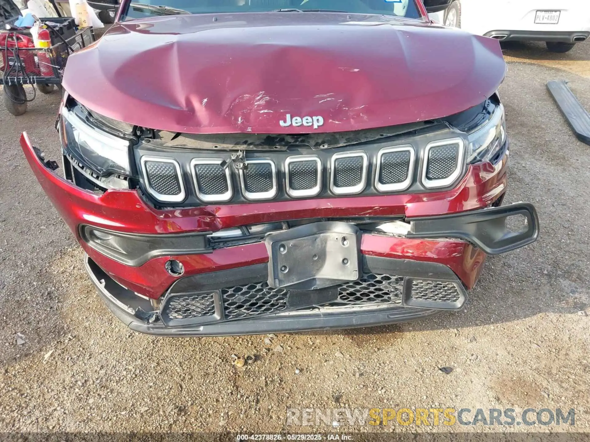6 fotografías del automóvil dañado 3C4NJCBB9NT109506 JEEP COMPASS 2022