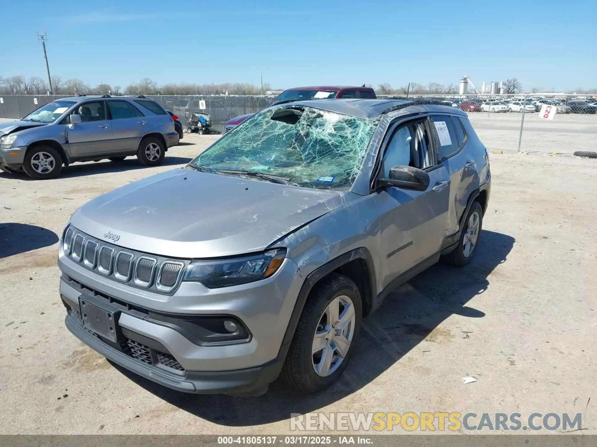 6 fotografías del automóvil dañado 3C4NJCBB9NT192421 JEEP COMPASS 2022