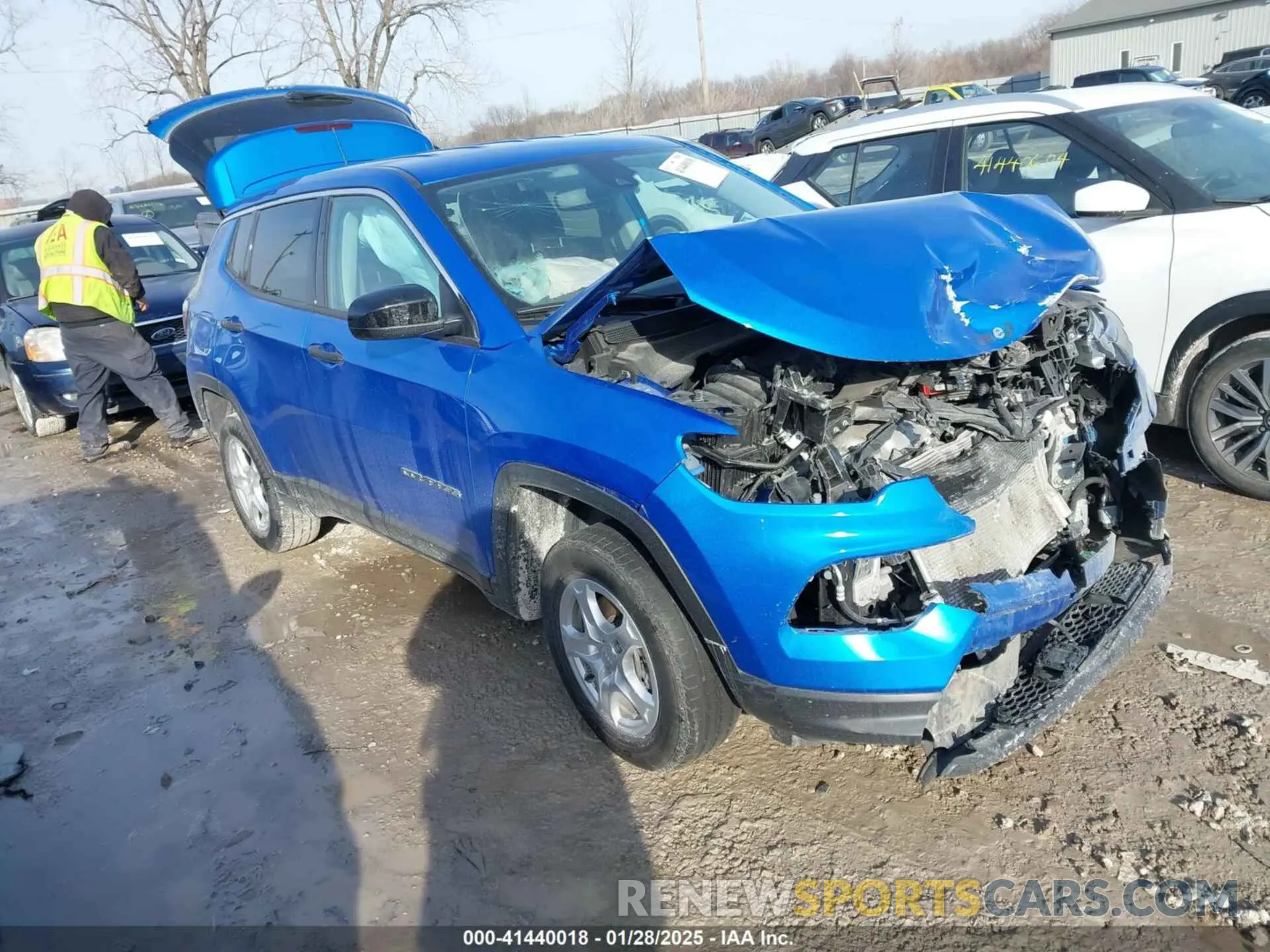 1 fotografías del automóvil dañado 3C4NJDAB3NT167702 JEEP COMPASS 2022