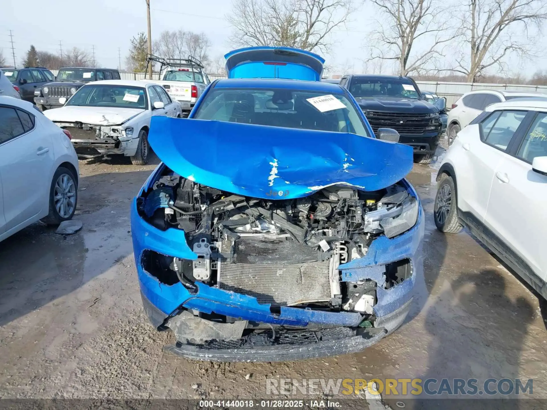 12 fotografías del automóvil dañado 3C4NJDAB3NT167702 JEEP COMPASS 2022