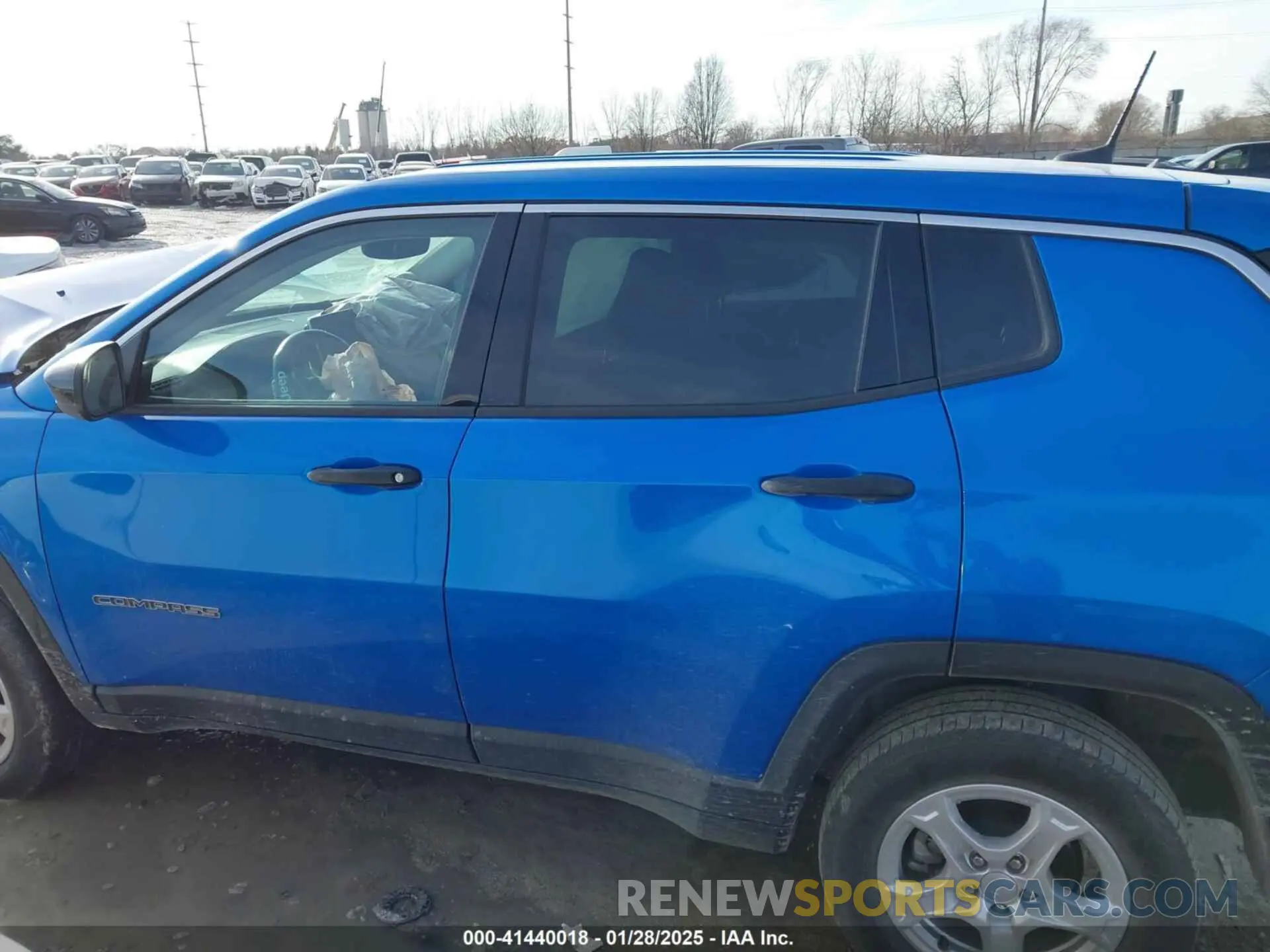 14 fotografías del automóvil dañado 3C4NJDAB3NT167702 JEEP COMPASS 2022