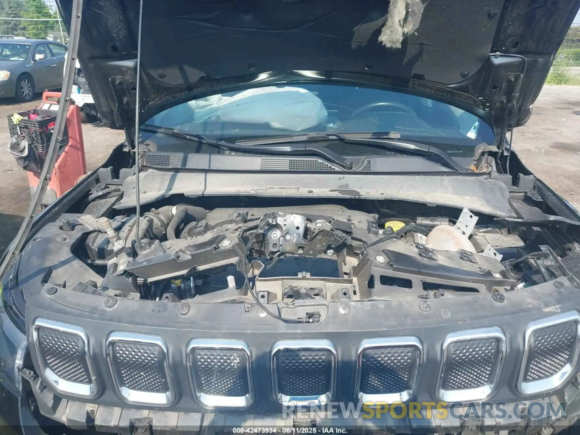 10 fotografías del automóvil dañado 3C4NJDBB0NT216921 JEEP COMPASS 2022