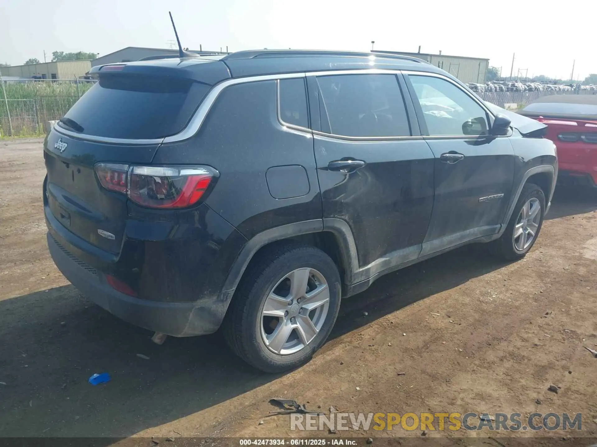 4 fotografías del automóvil dañado 3C4NJDBB0NT216921 JEEP COMPASS 2022