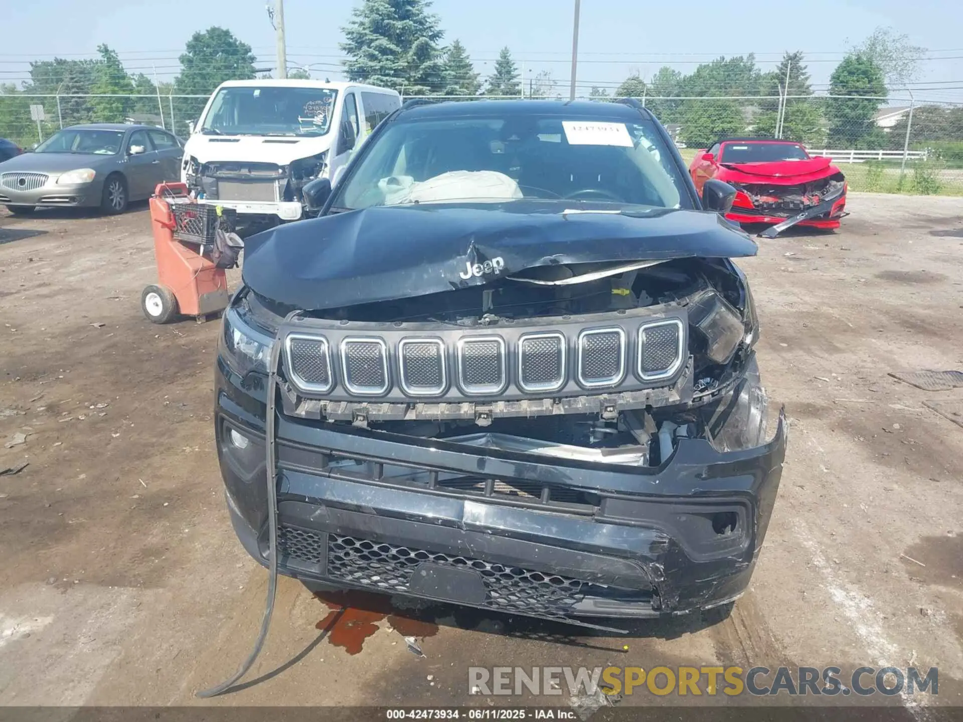 6 fotografías del automóvil dañado 3C4NJDBB0NT216921 JEEP COMPASS 2022