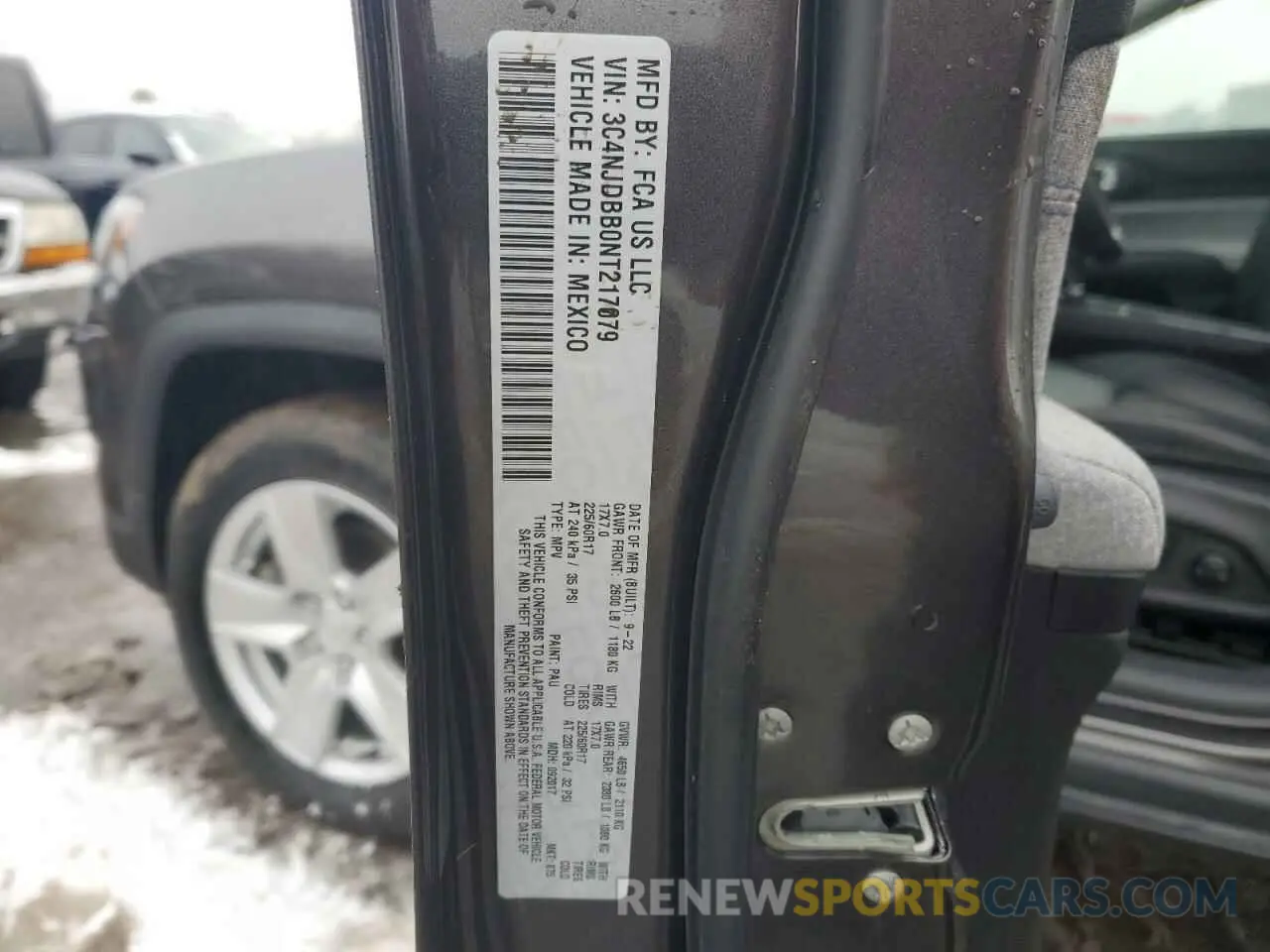 13 fotografías del automóvil dañado 3C4NJDBB0NT217079 JEEP COMPASS 2022