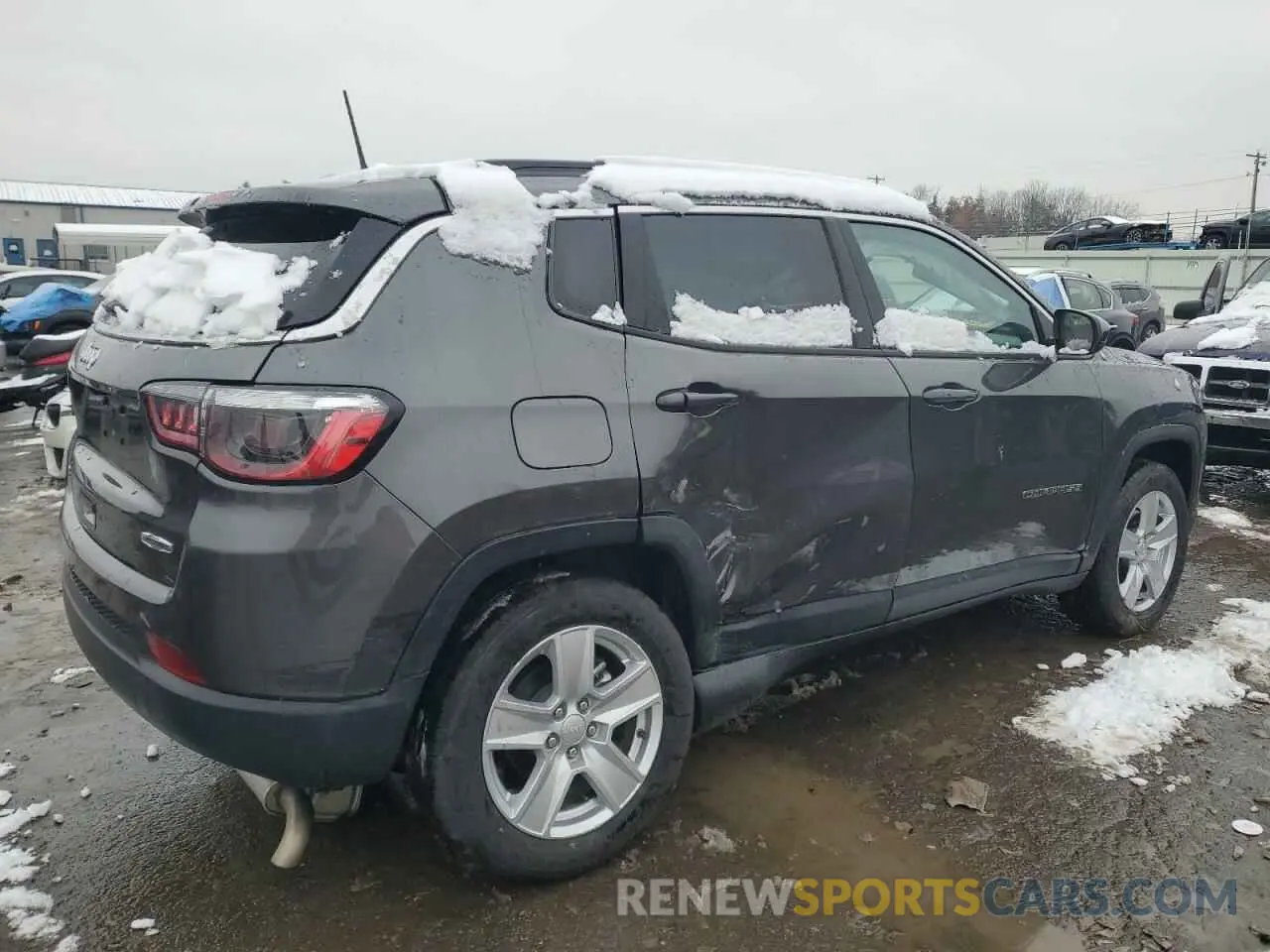 3 fotografías del automóvil dañado 3C4NJDBB0NT217079 JEEP COMPASS 2022