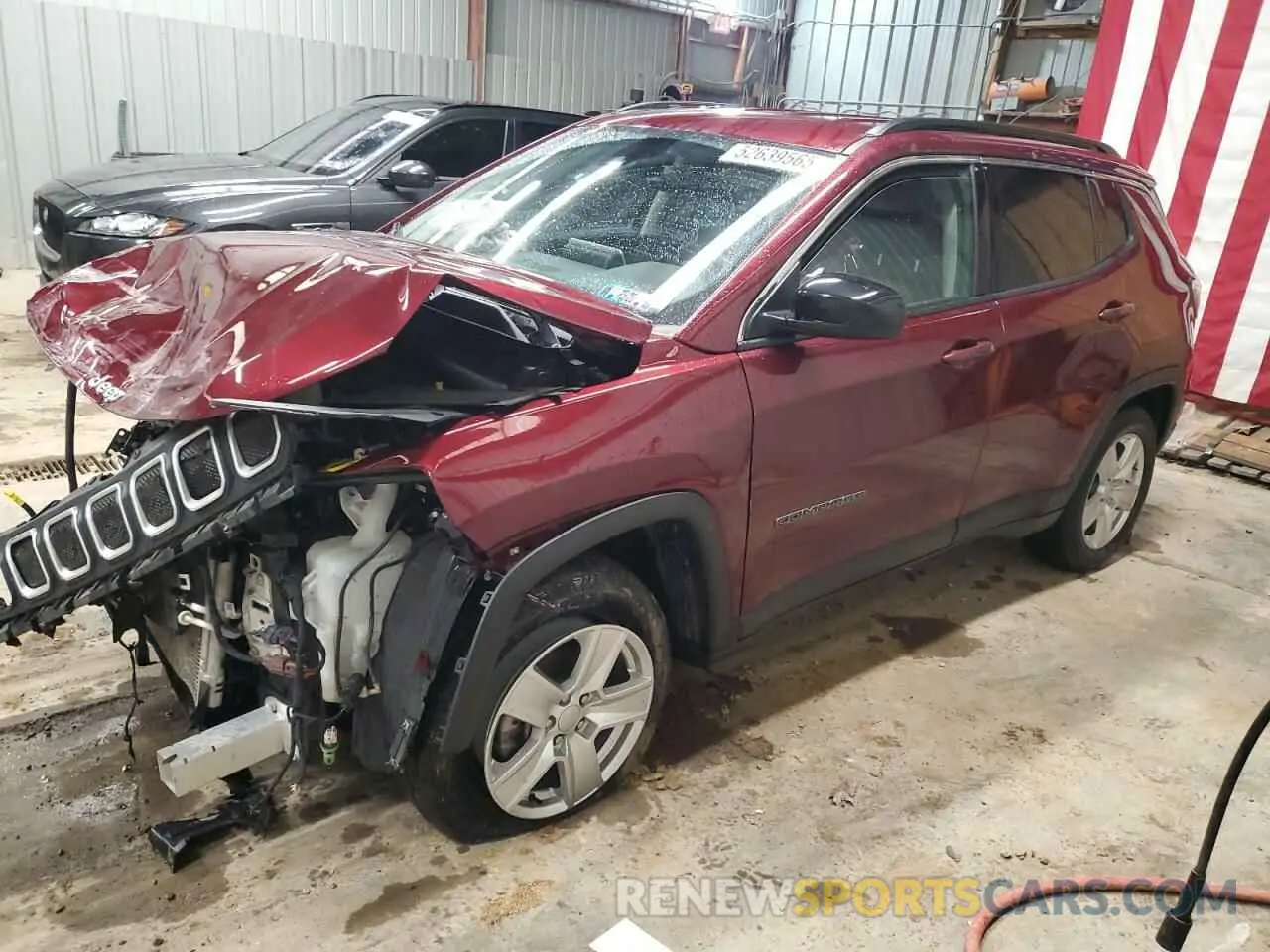 1 fotografías del automóvil dañado 3C4NJDBB1NT118769 JEEP COMPASS 2022