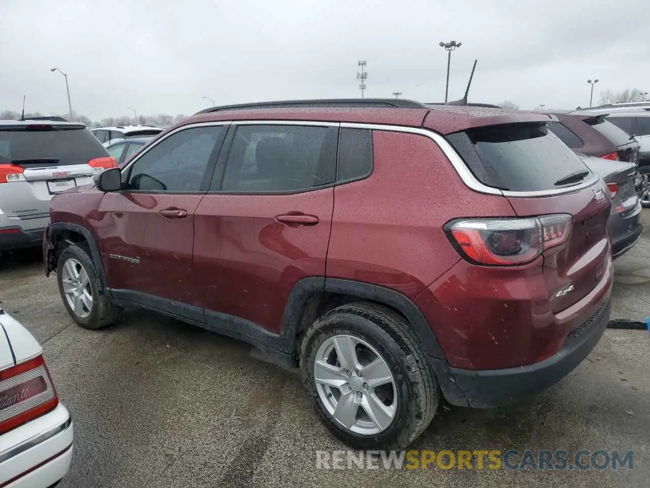 2 fotografías del automóvil dañado 3C4NJDBB2NT111913 JEEP COMPASS 2022