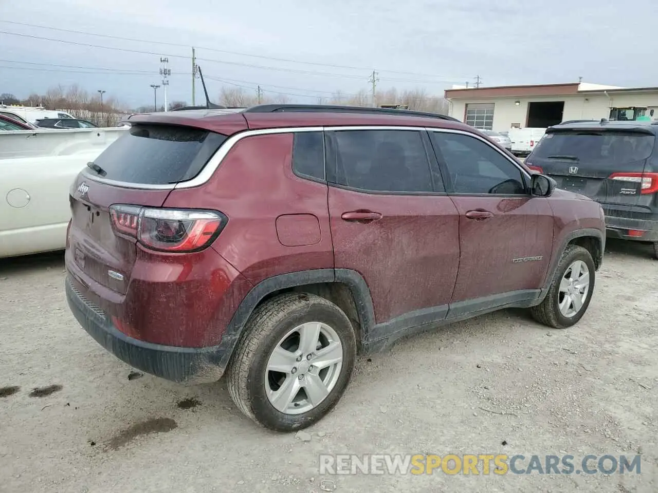 3 fotografías del automóvil dañado 3C4NJDBB2NT111913 JEEP COMPASS 2022