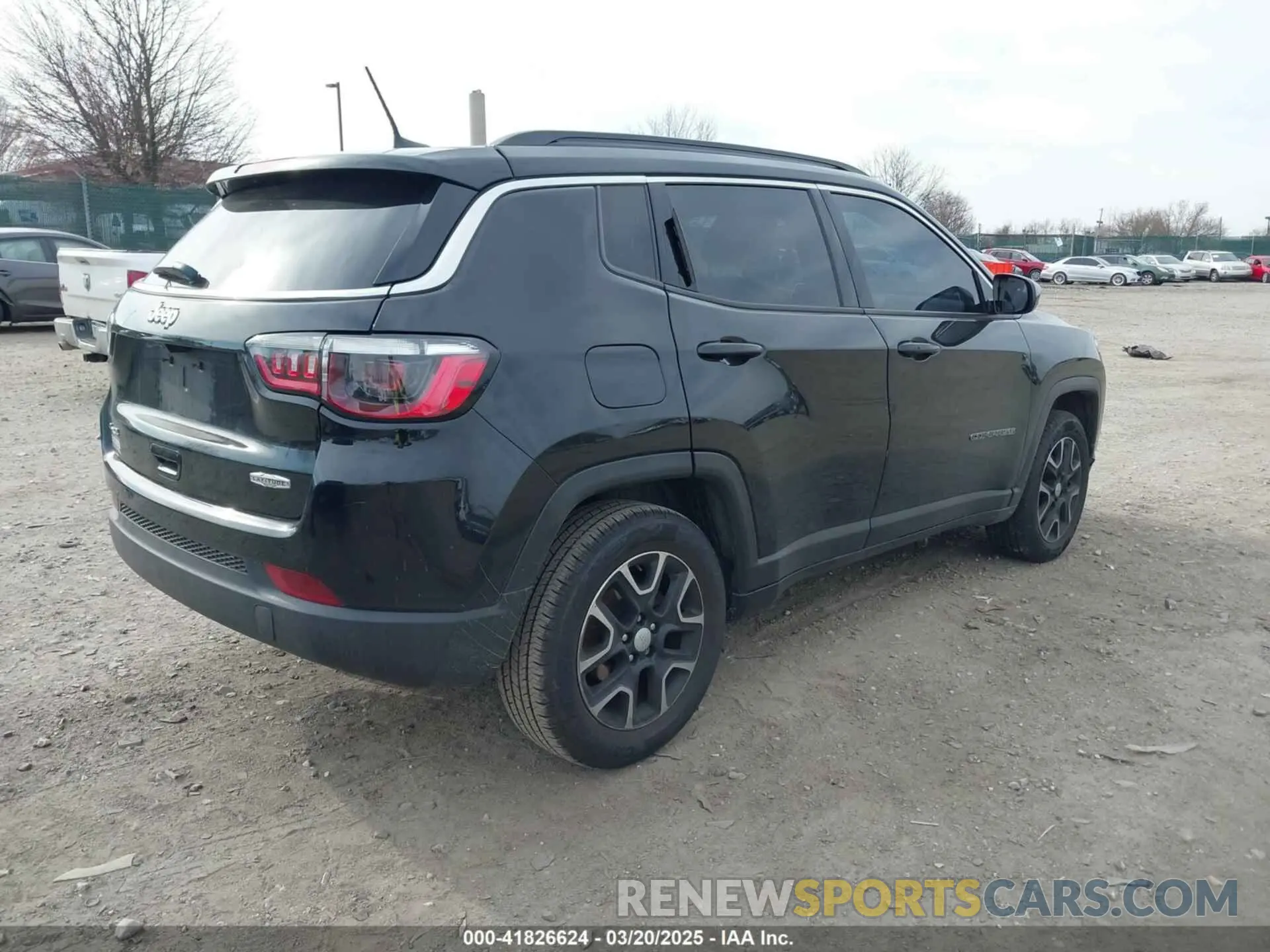 4 fotografías del automóvil dañado 3C4NJDBB2NT135824 JEEP COMPASS 2022