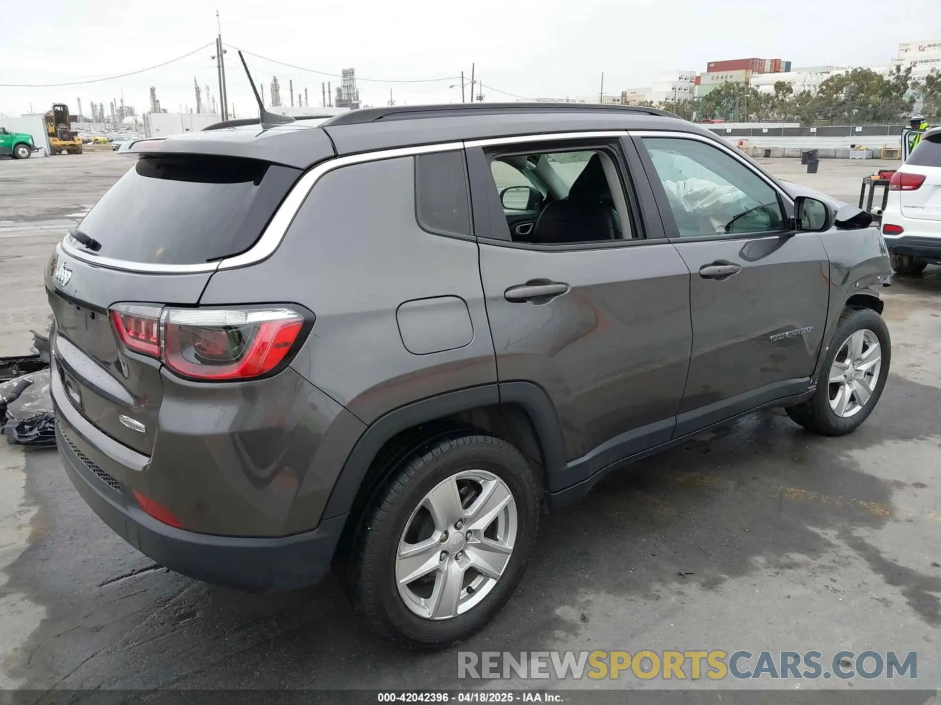 4 fotografías del automóvil dañado 3C4NJDBB2NT176163 JEEP COMPASS 2022