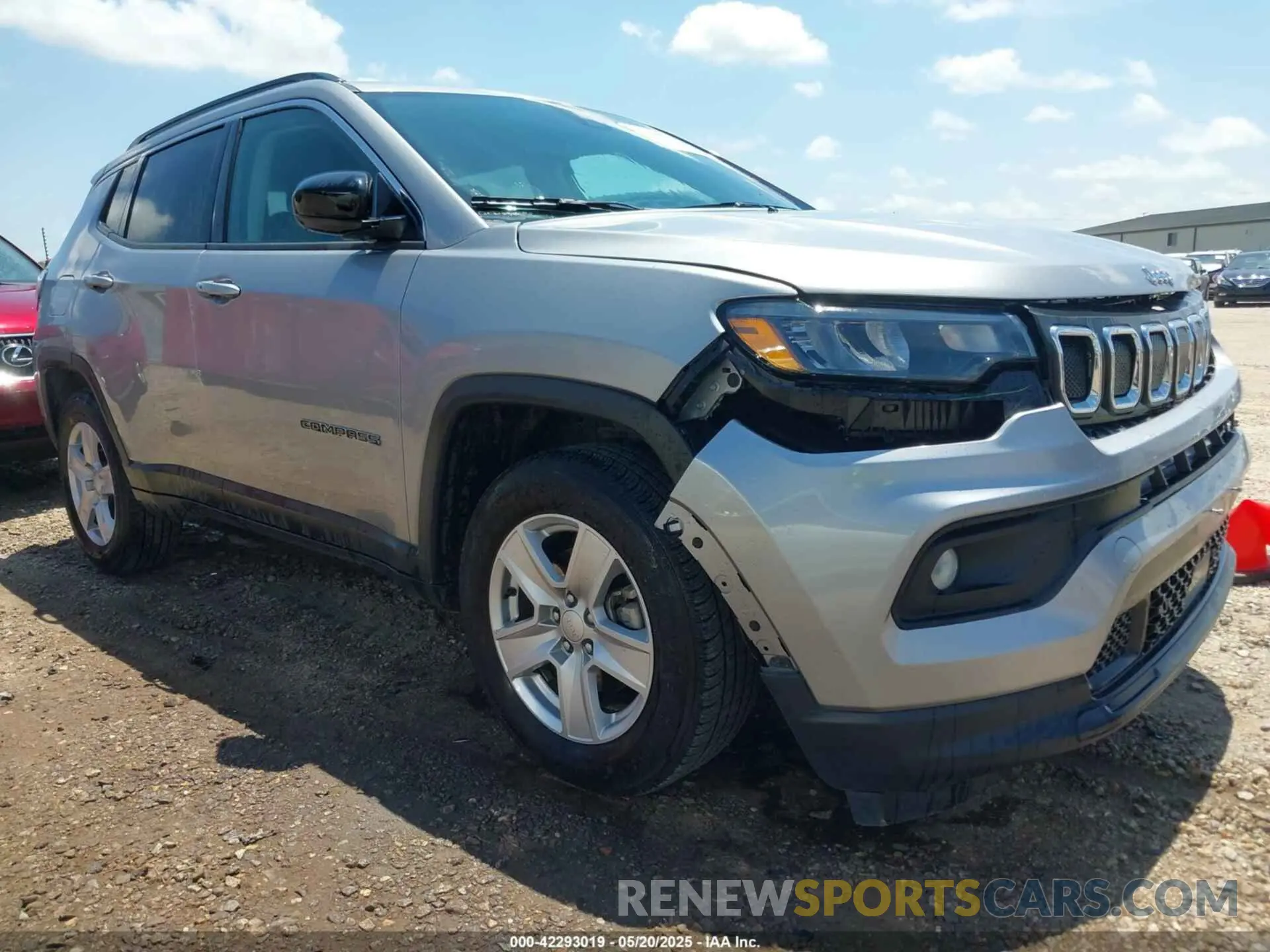 1 fotografías del automóvil dañado 3C4NJDBB4NT230241 JEEP COMPASS 2022