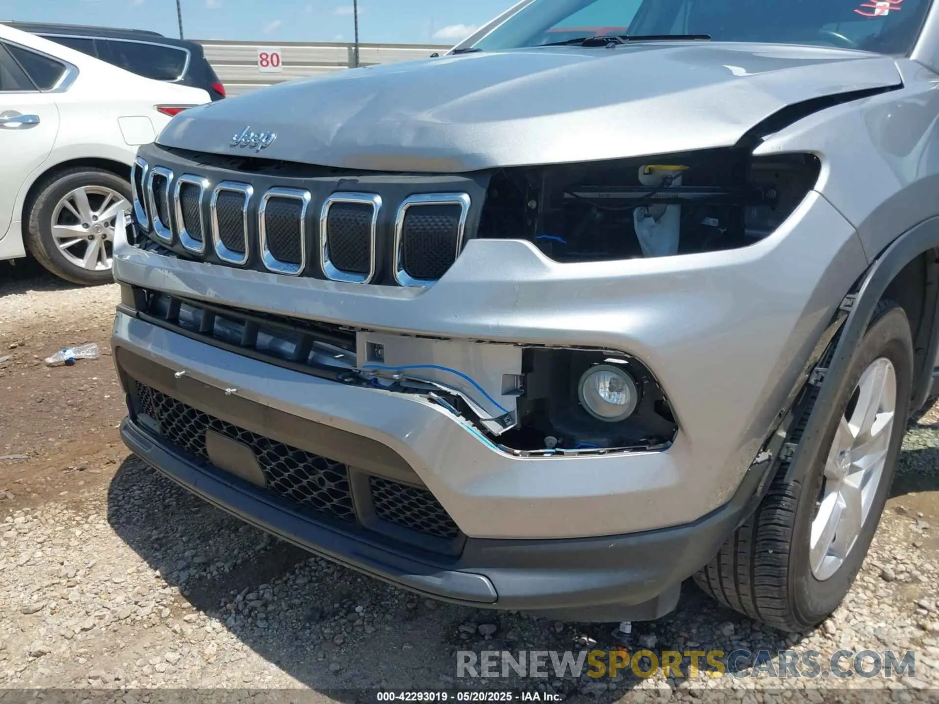 6 fotografías del automóvil dañado 3C4NJDBB4NT230241 JEEP COMPASS 2022