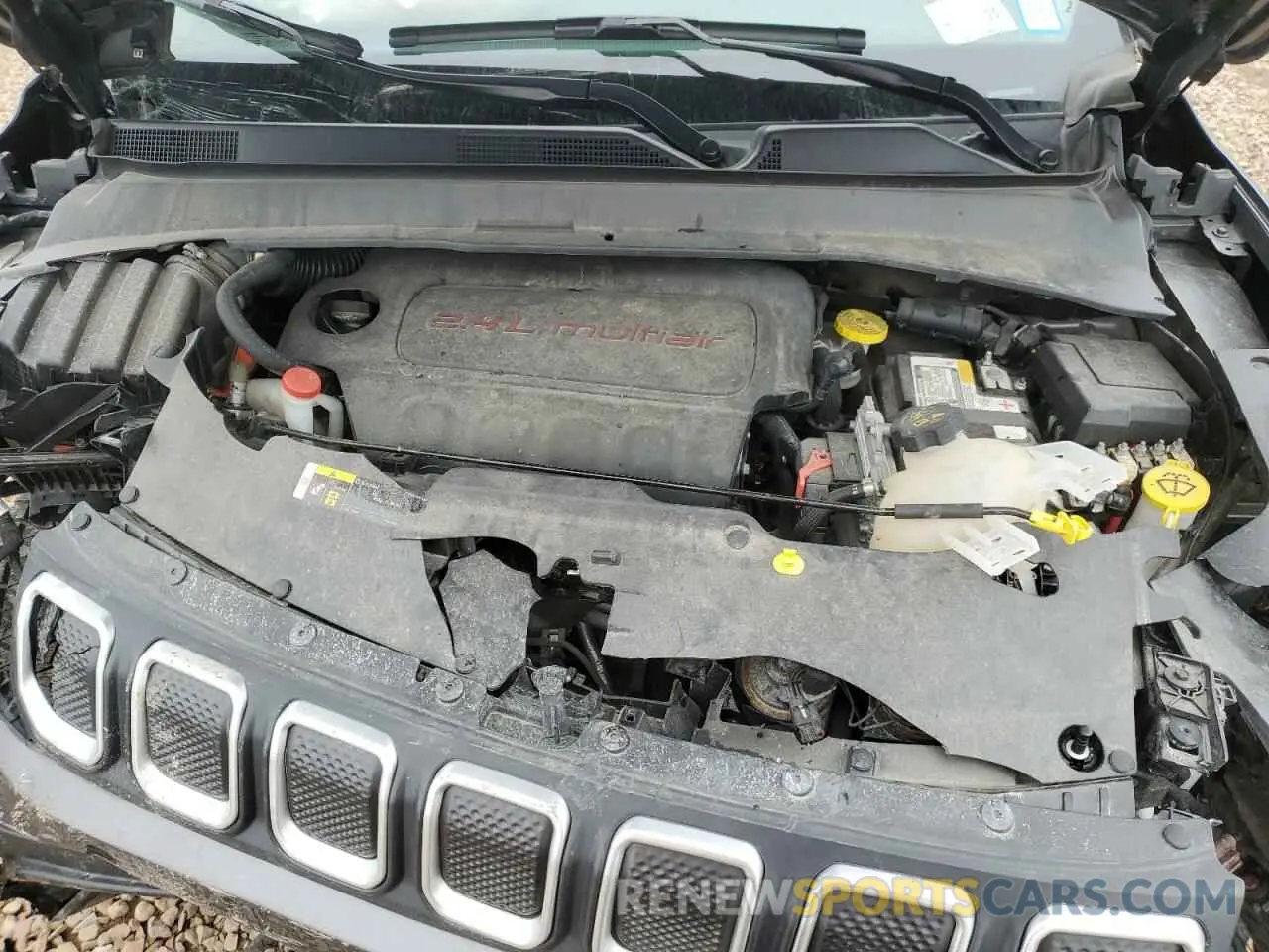 12 fotografías del automóvil dañado 3C4NJDBB5NT104566 JEEP COMPASS 2022