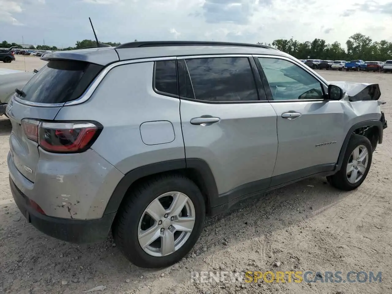 3 fotografías del automóvil dañado 3C4NJDBB5NT178960 JEEP COMPASS 2022