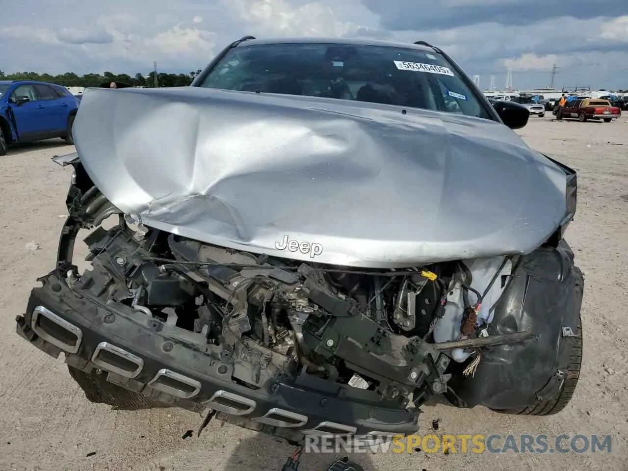 5 fotografías del automóvil dañado 3C4NJDBB5NT178960 JEEP COMPASS 2022