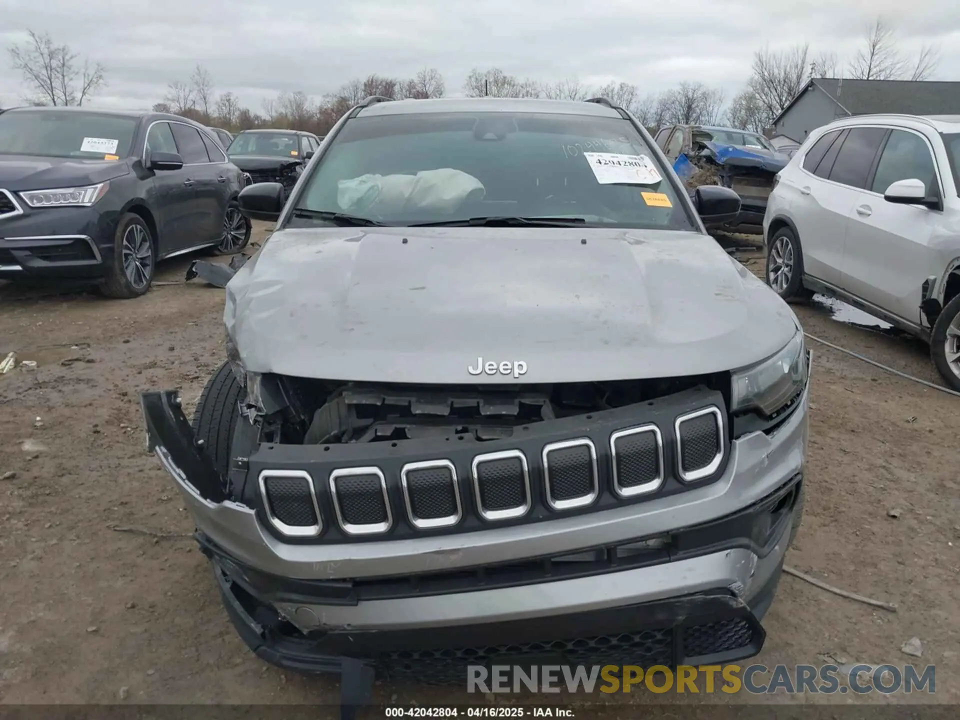 6 fotografías del automóvil dañado 3C4NJDBB5NT216798 JEEP COMPASS 2022