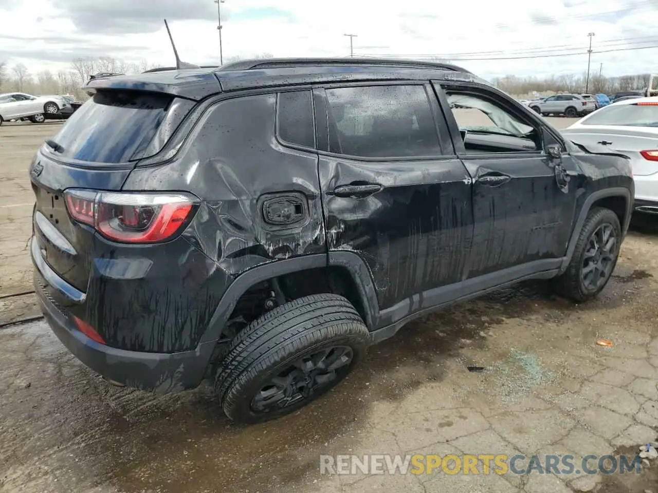 3 fotografías del automóvil dañado 3C4NJDBB6NT182287 JEEP COMPASS 2022