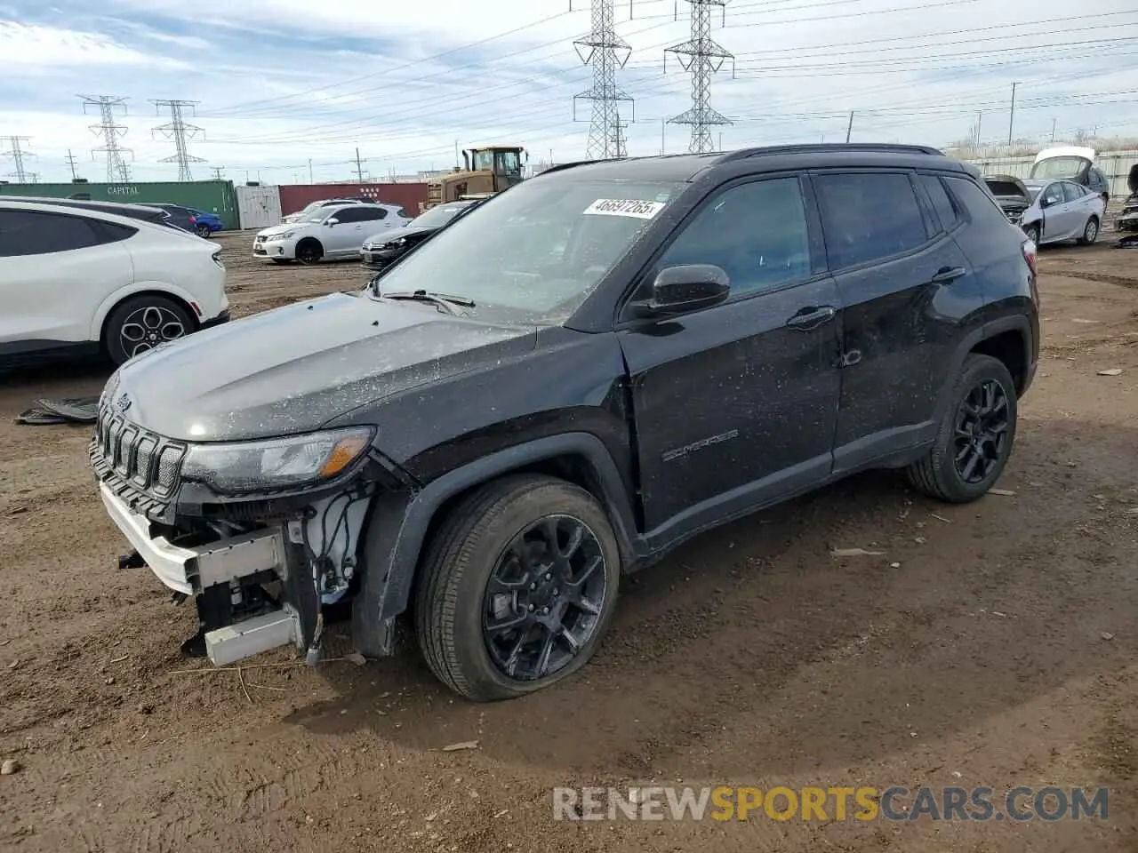 1 fotografías del automóvil dañado 3C4NJDBB7NT194299 JEEP COMPASS 2022