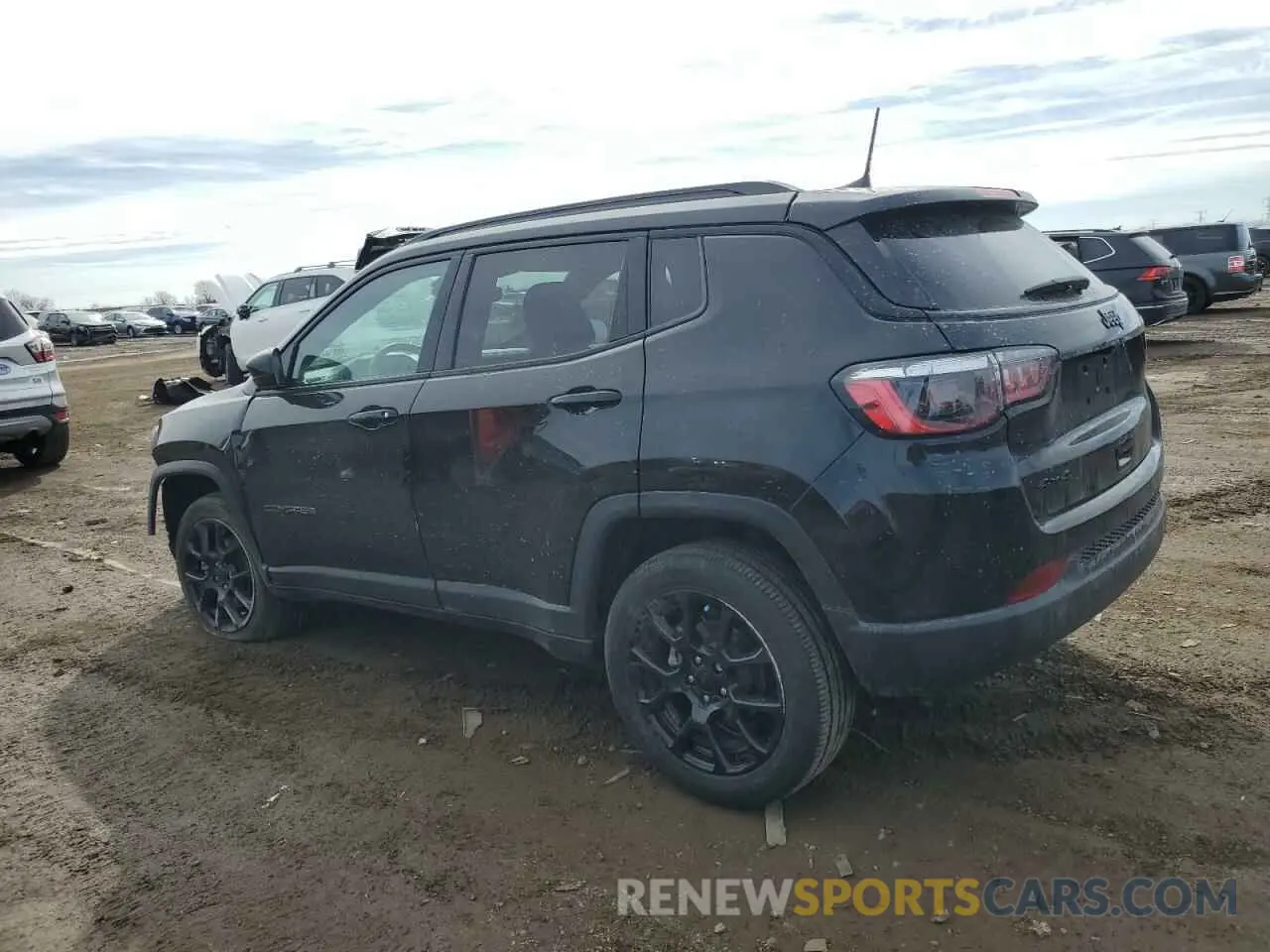 2 fotografías del automóvil dañado 3C4NJDBB7NT194299 JEEP COMPASS 2022