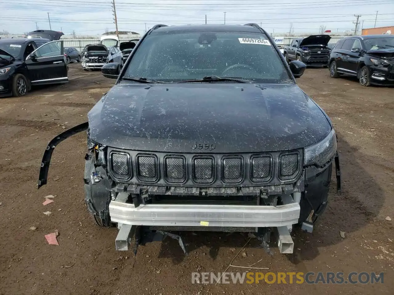 5 fotografías del automóvil dañado 3C4NJDBB7NT194299 JEEP COMPASS 2022