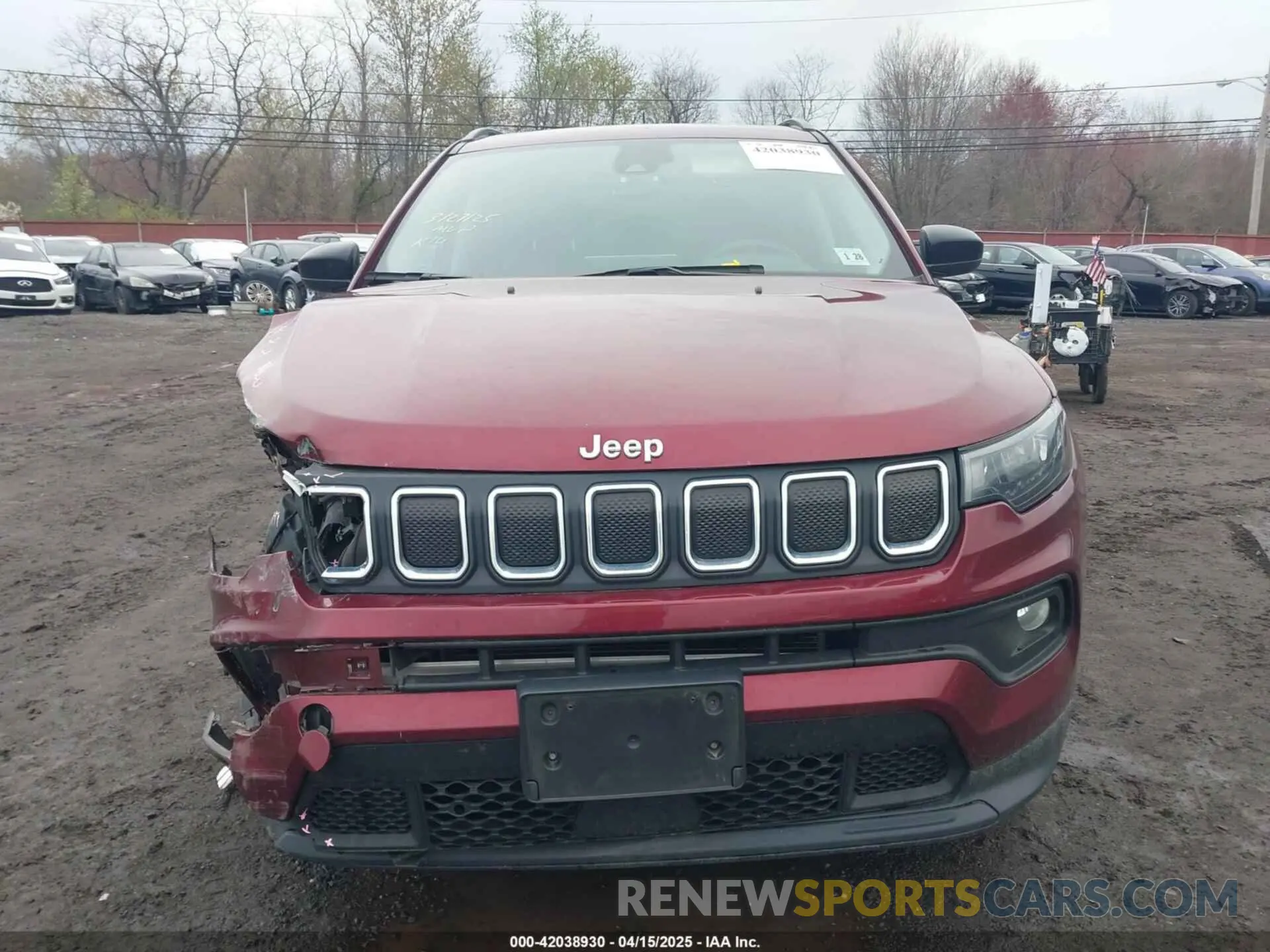 12 fotografías del automóvil dañado 3C4NJDBB7NT206323 JEEP COMPASS 2022