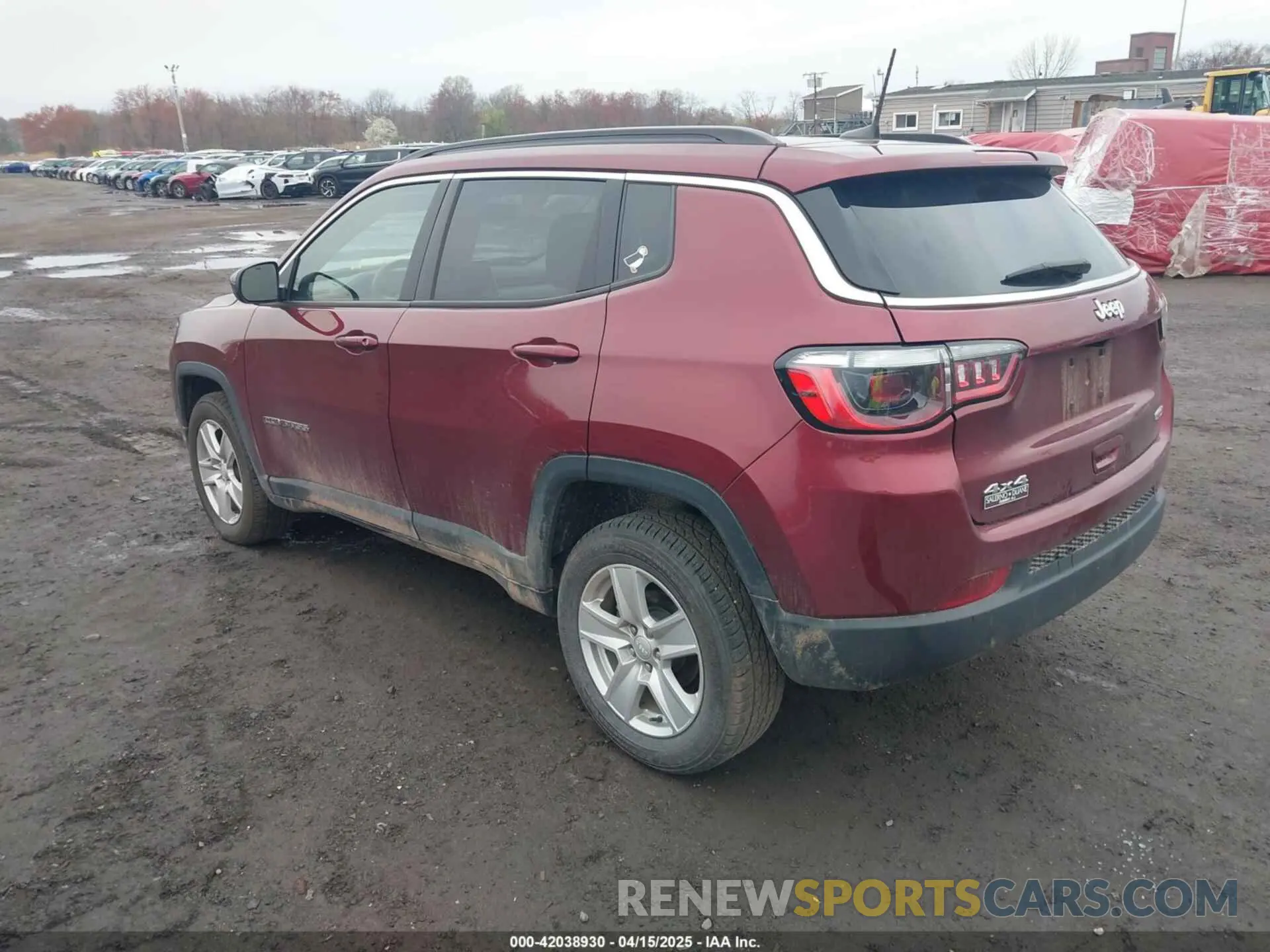 3 fotografías del automóvil dañado 3C4NJDBB7NT206323 JEEP COMPASS 2022