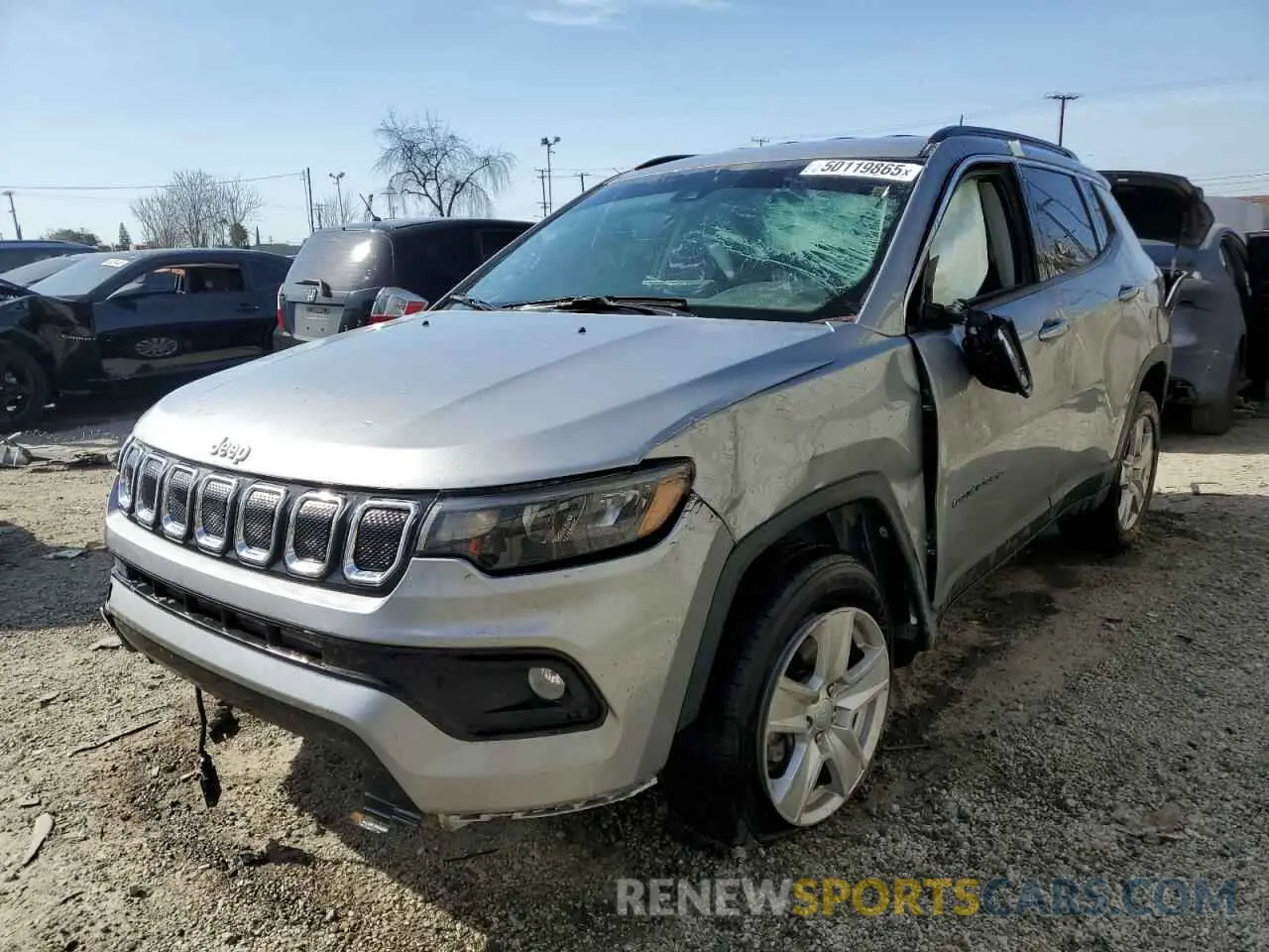 1 fotografías del automóvil dañado 3C4NJDBB7NT209884 JEEP COMPASS 2022