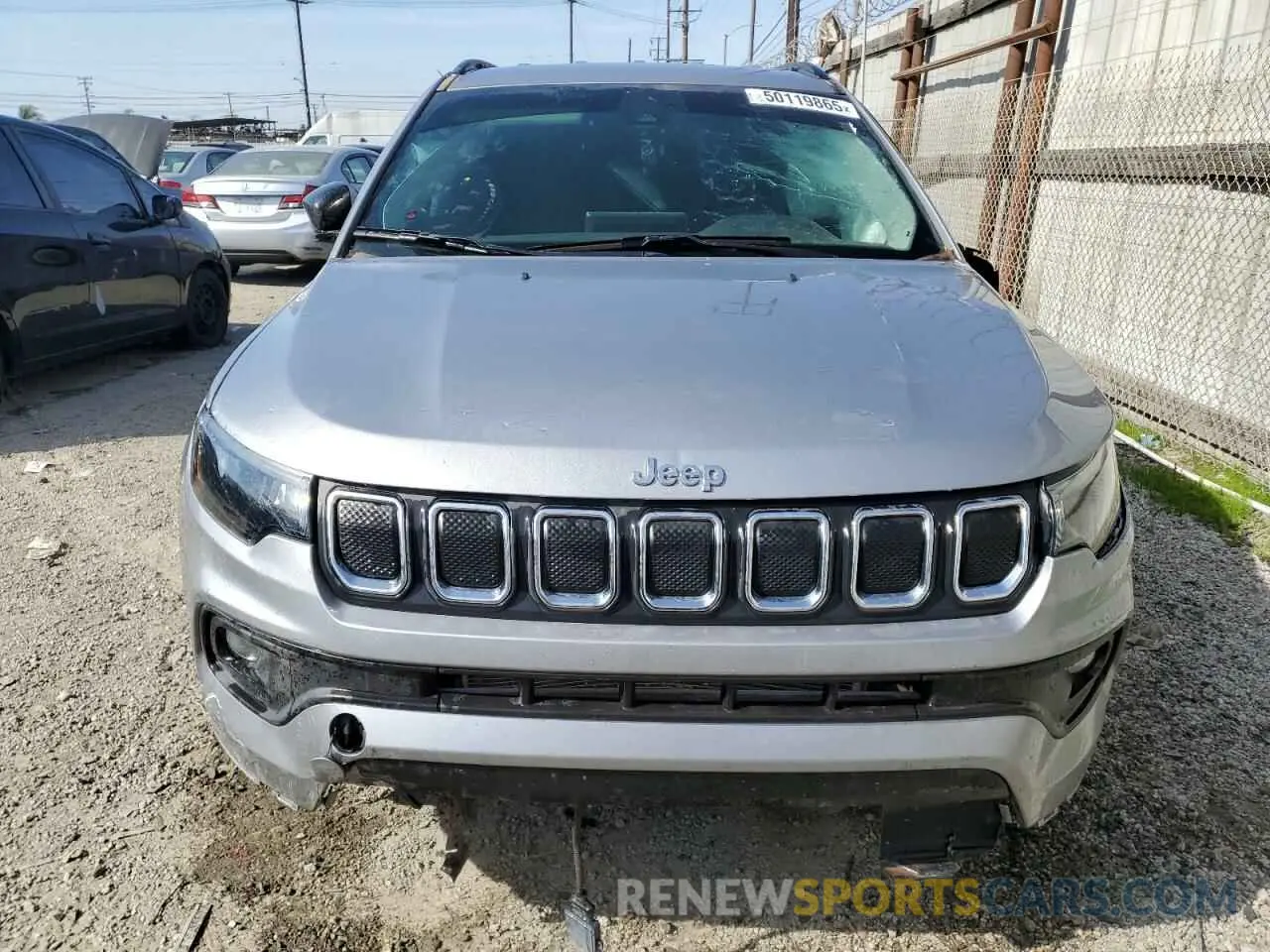 5 fotografías del automóvil dañado 3C4NJDBB7NT209884 JEEP COMPASS 2022