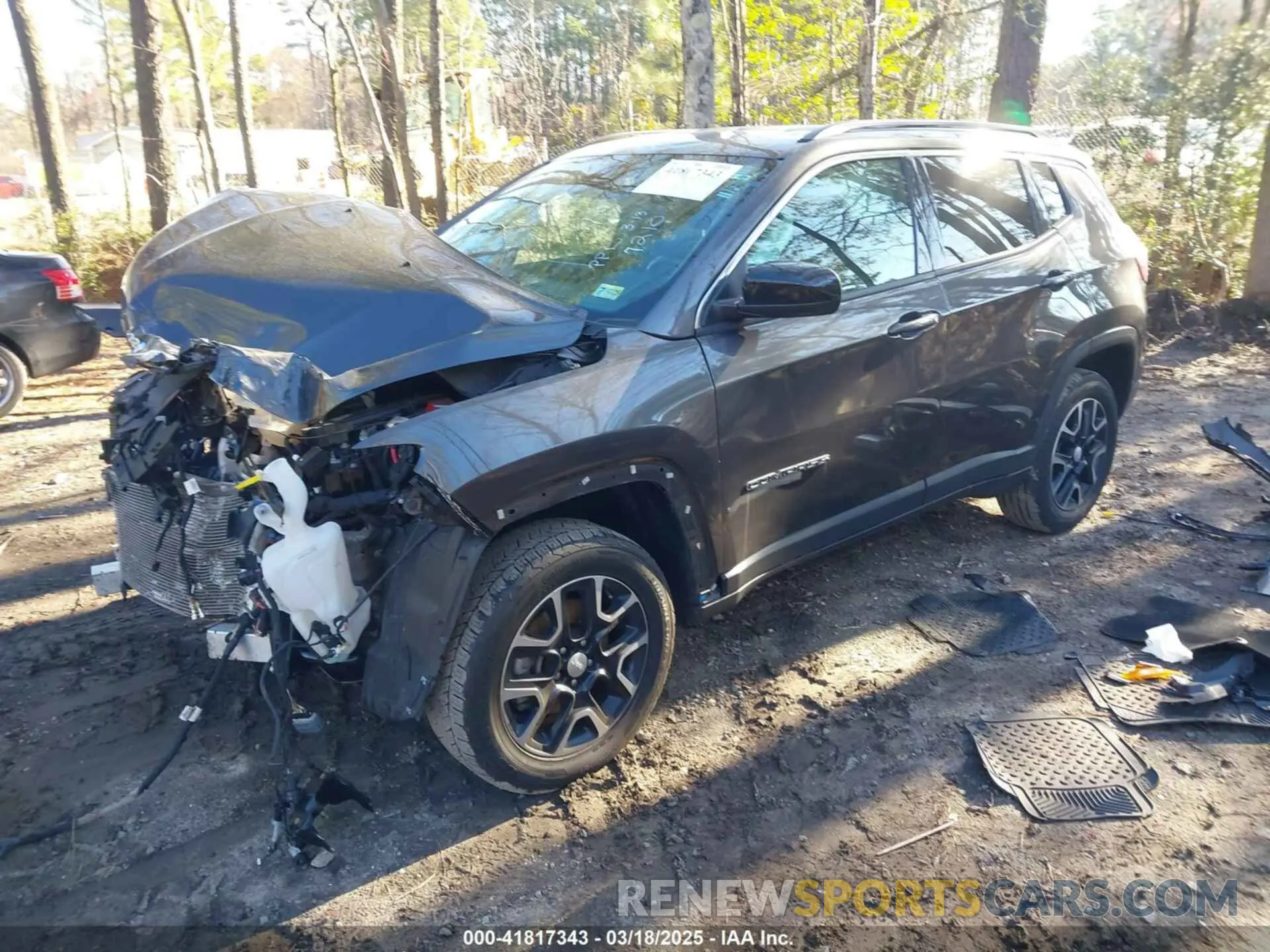 2 fotografías del automóvil dañado 3C4NJDBB8NT124794 JEEP COMPASS 2022