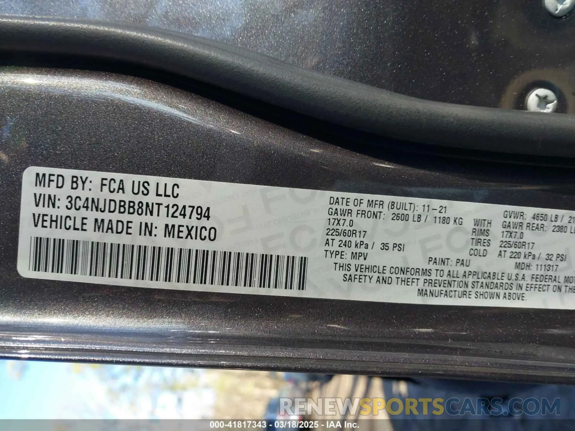 9 fotografías del automóvil dañado 3C4NJDBB8NT124794 JEEP COMPASS 2022