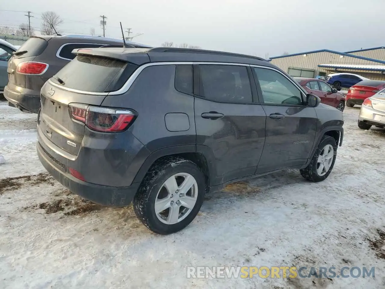 3 fotografías del automóvil dañado 3C4NJDBB9NT125467 JEEP COMPASS 2022