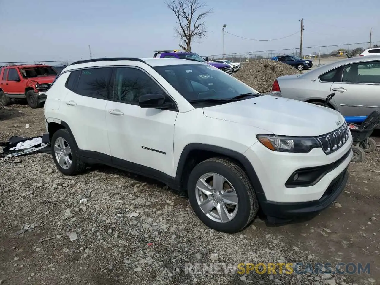 4 fotografías del automóvil dañado 3C4NJDBBXNT210334 JEEP COMPASS 2022