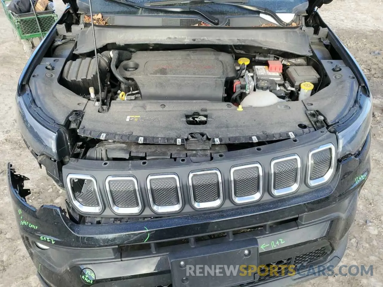 12 fotografías del automóvil dañado 3C4NJDBBXNT230180 JEEP COMPASS 2022