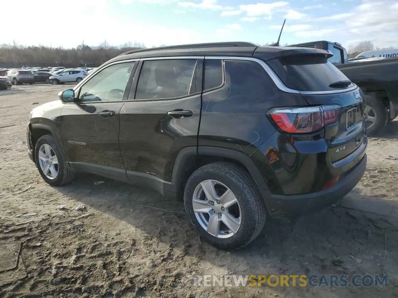2 fotografías del automóvil dañado 3C4NJDBBXNT230180 JEEP COMPASS 2022