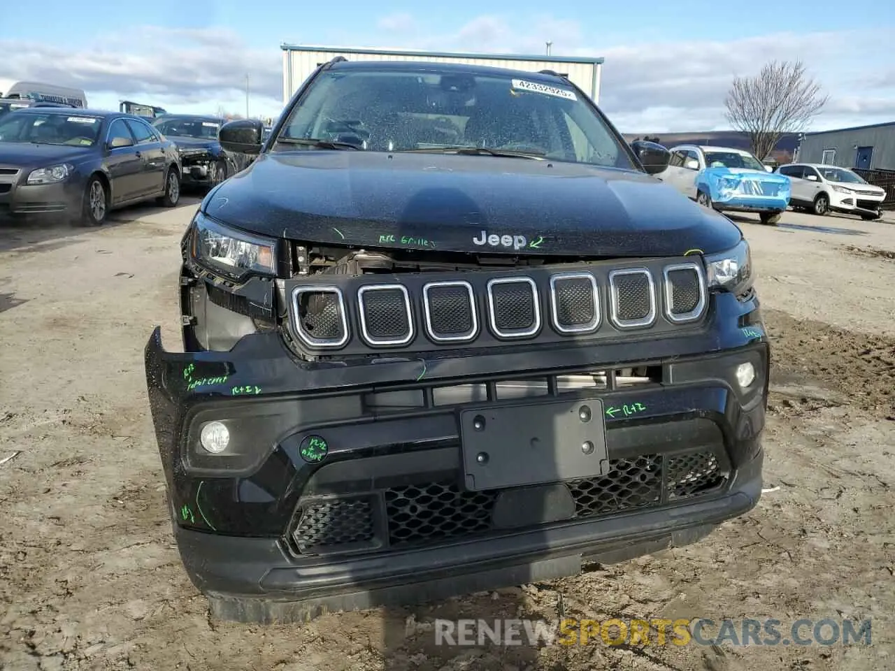 5 fotografías del automóvil dañado 3C4NJDBBXNT230180 JEEP COMPASS 2022