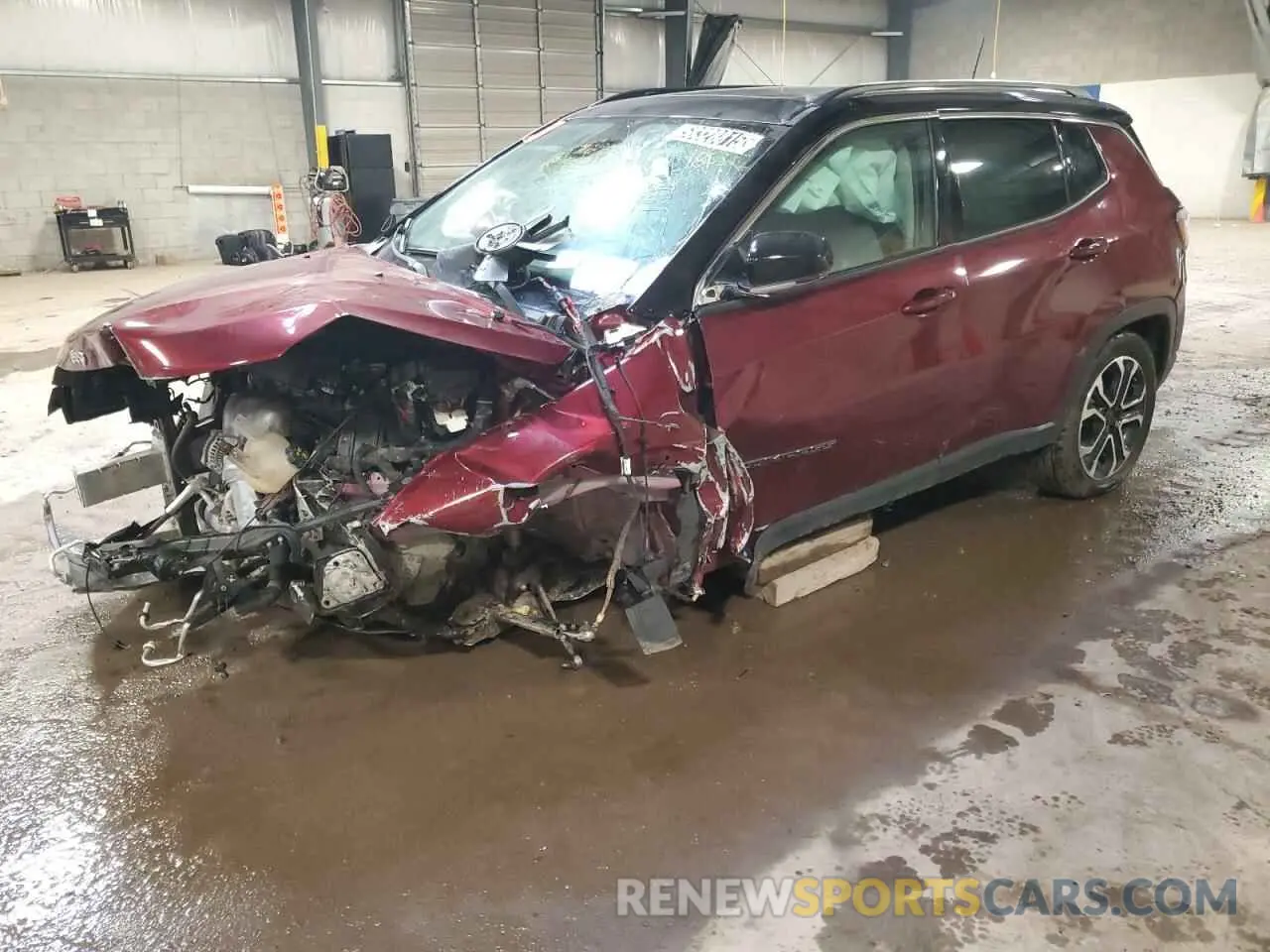 1 fotografías del automóvil dañado 3C4NJDCB0NT180307 JEEP COMPASS 2022
