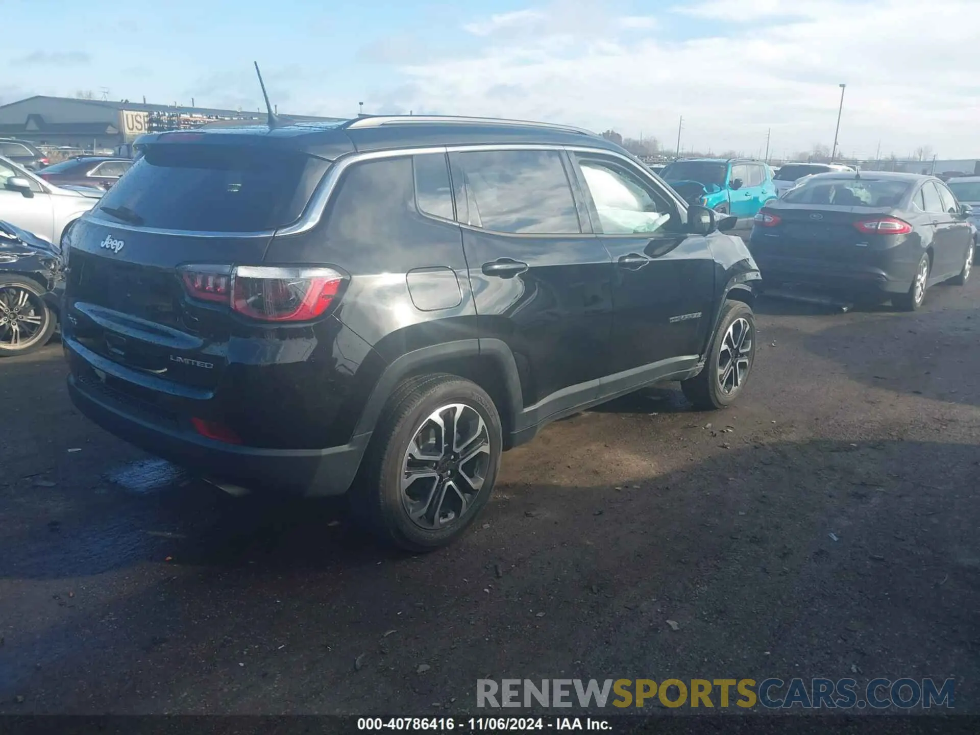 4 fotografías del automóvil dañado 3C4NJDCB0NT197513 JEEP COMPASS 2022