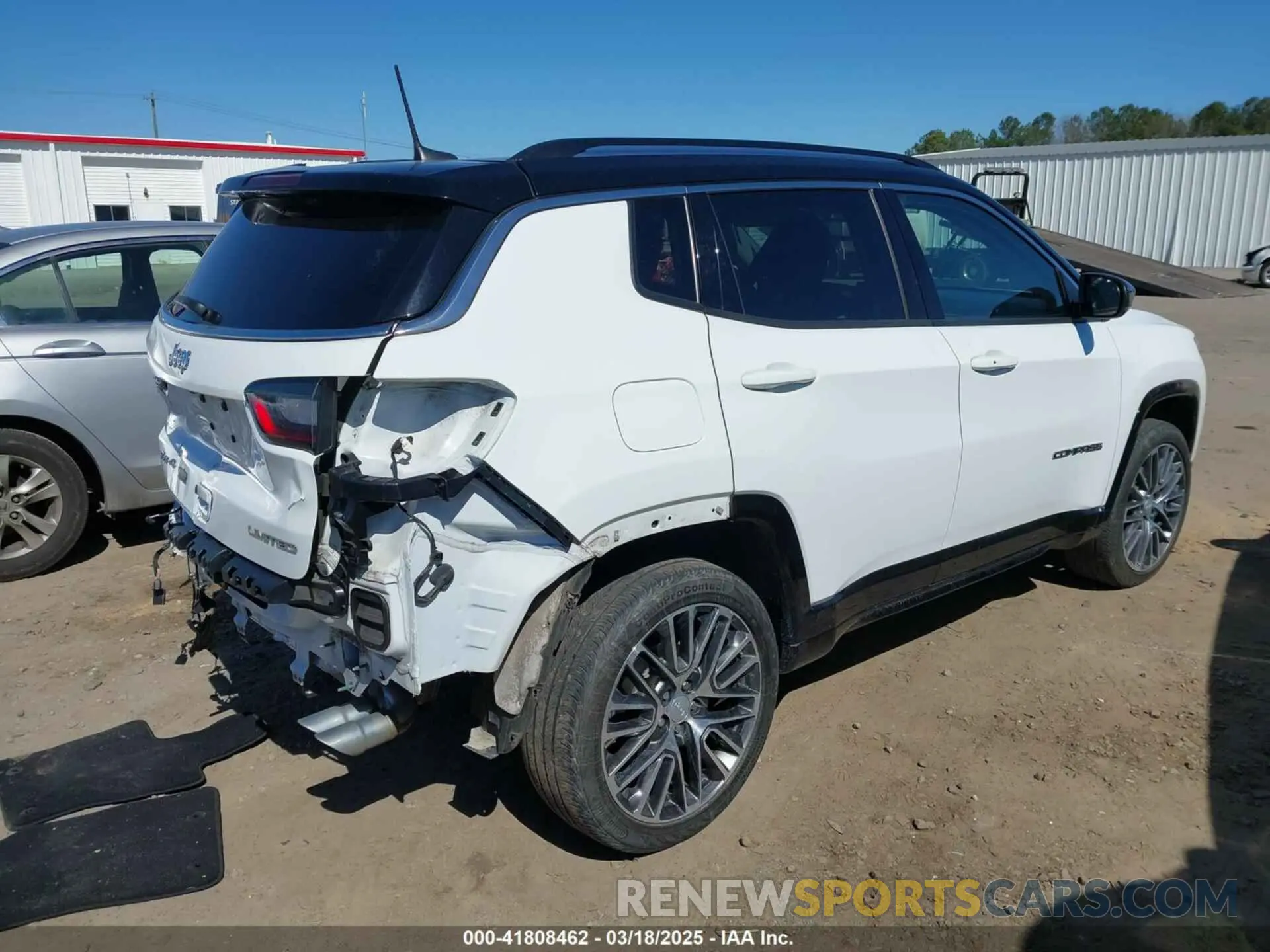 4 fotografías del automóvil dañado 3C4NJDCB1NT149826 JEEP COMPASS 2022