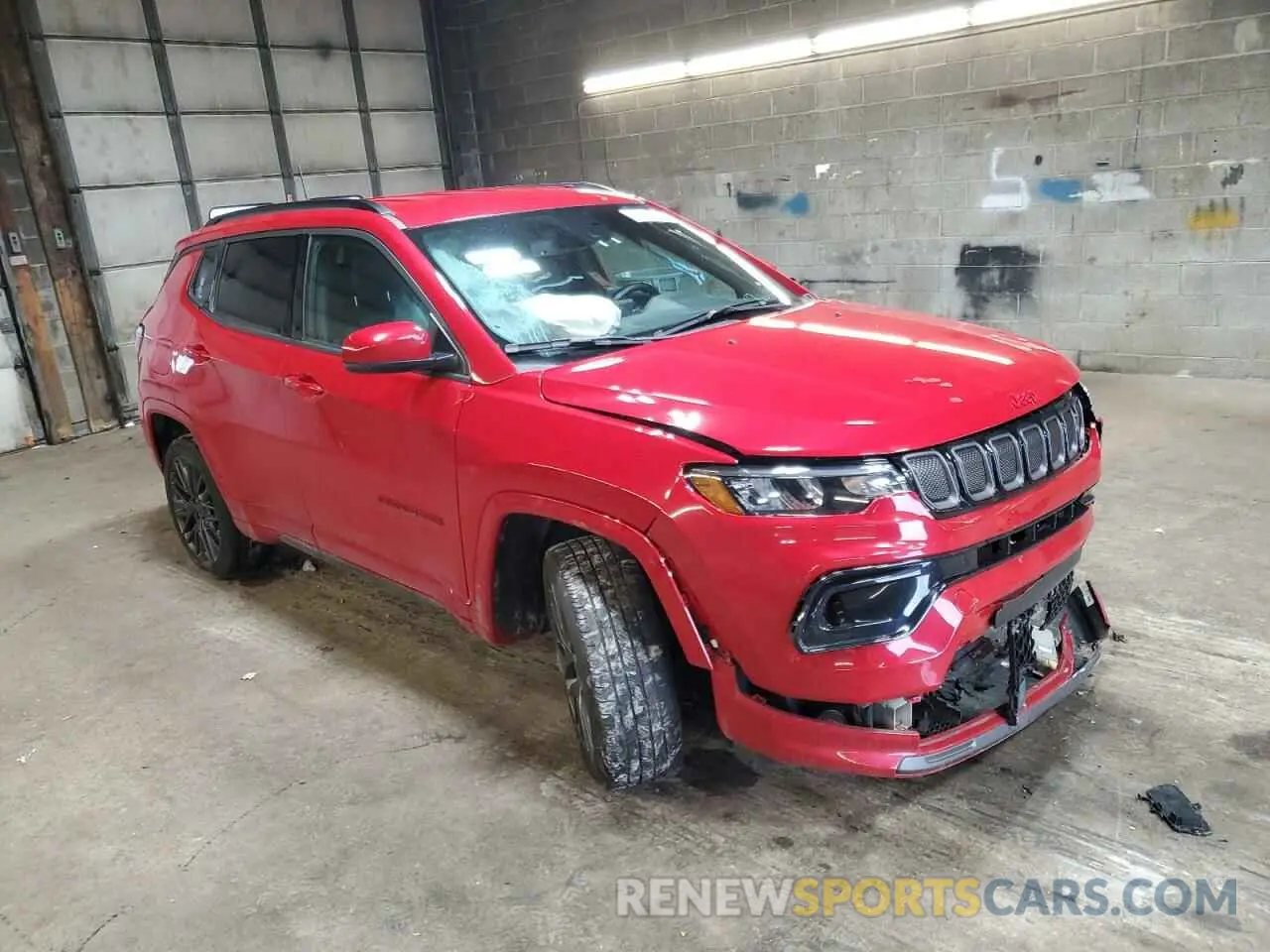 4 fotografías del automóvil dañado 3C4NJDCB2NT167333 JEEP COMPASS 2022