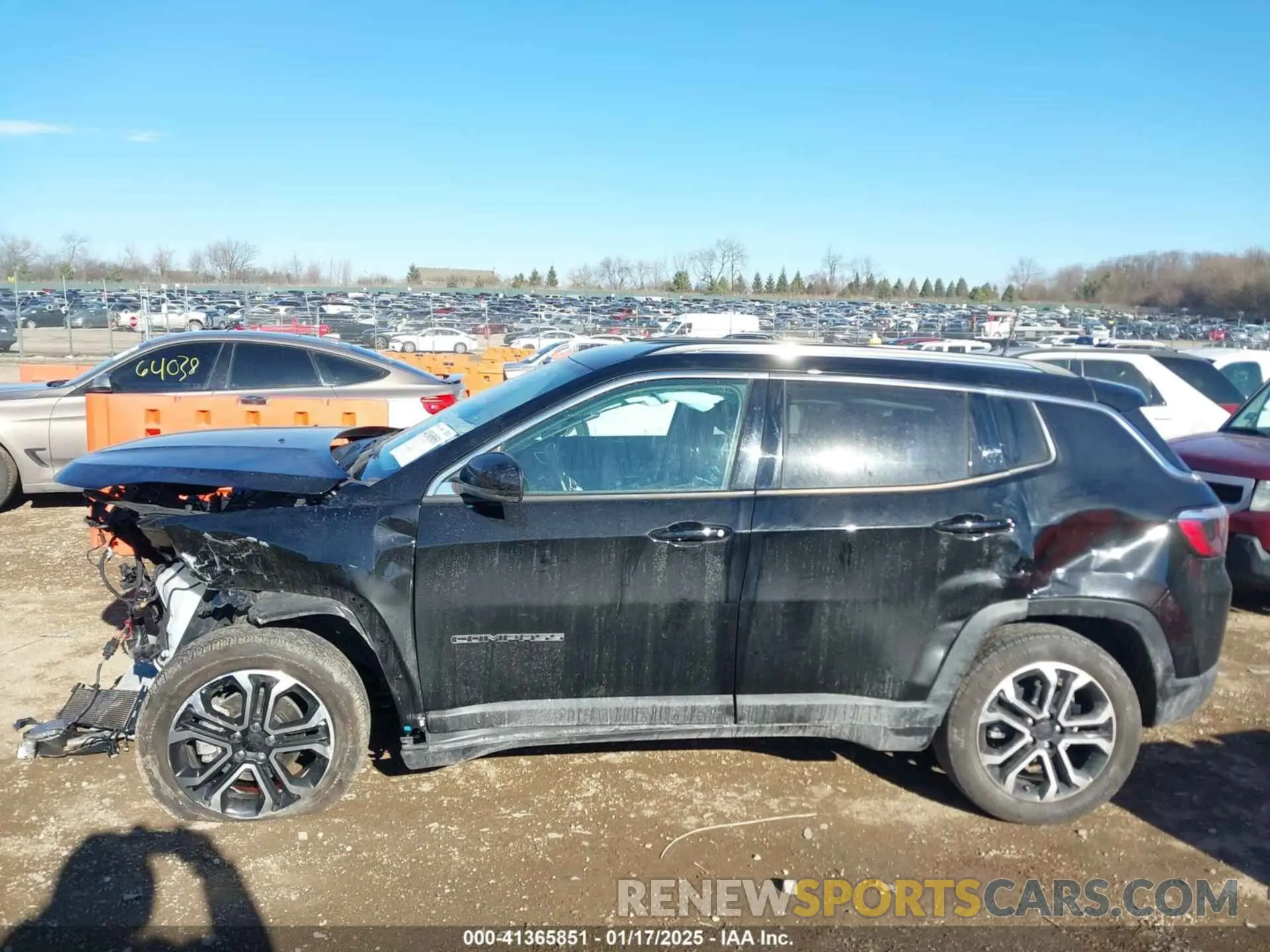 14 fotografías del automóvil dañado 3C4NJDCB4NT150078 JEEP COMPASS 2022
