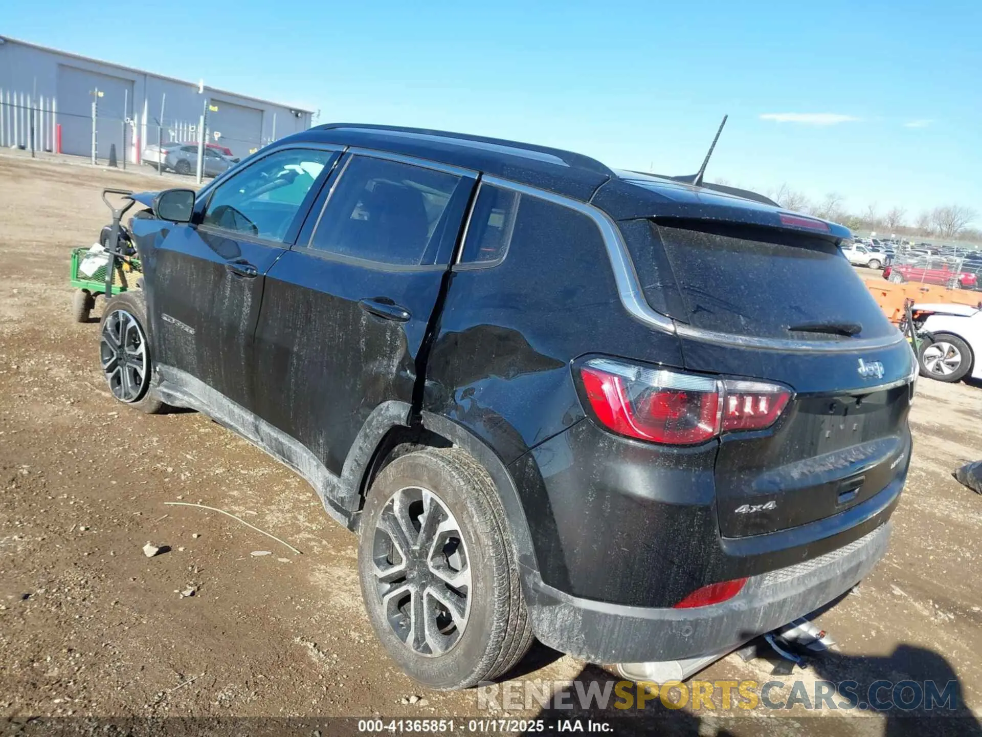 3 fotografías del automóvil dañado 3C4NJDCB4NT150078 JEEP COMPASS 2022