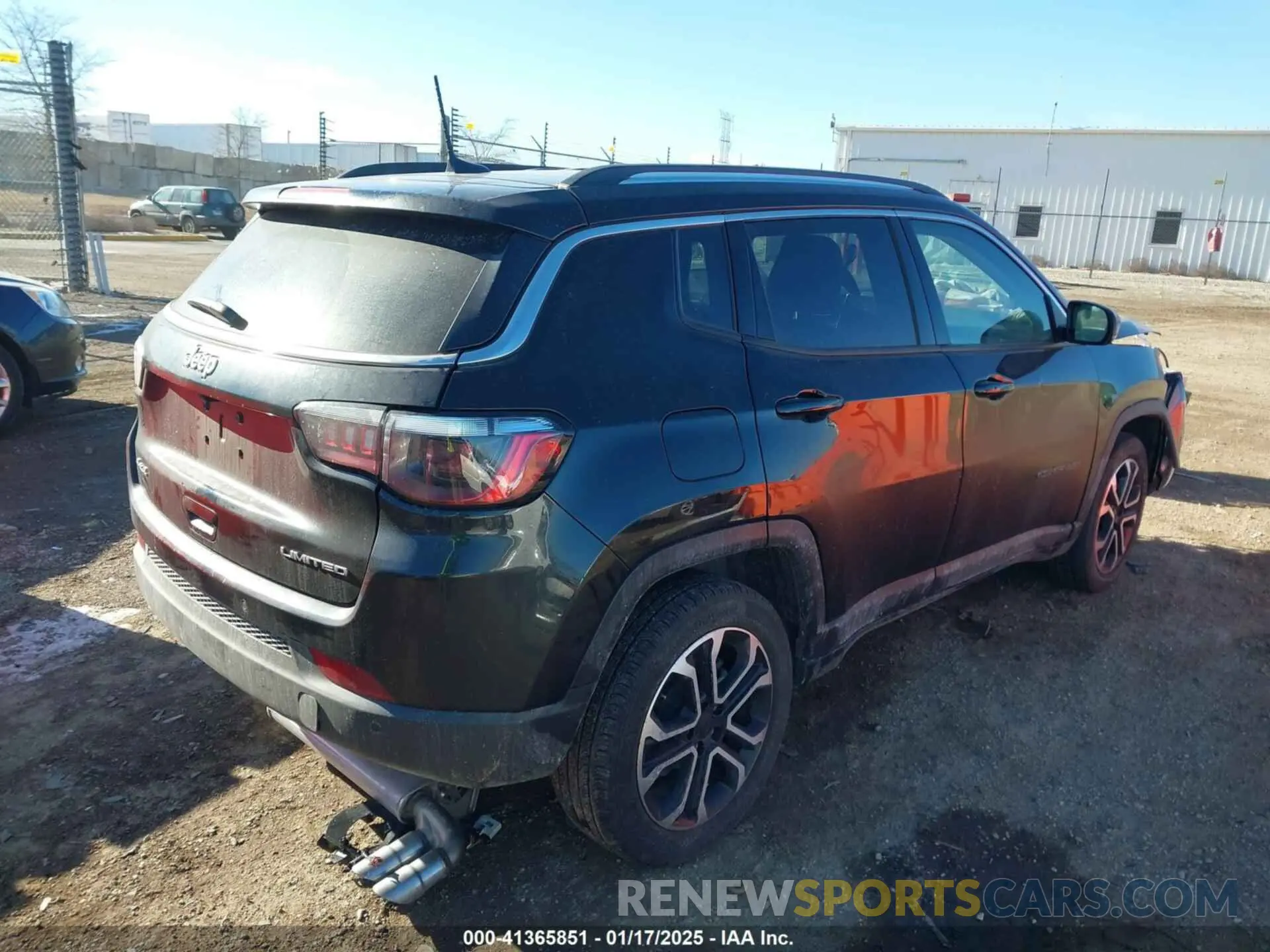 4 fotografías del automóvil dañado 3C4NJDCB4NT150078 JEEP COMPASS 2022