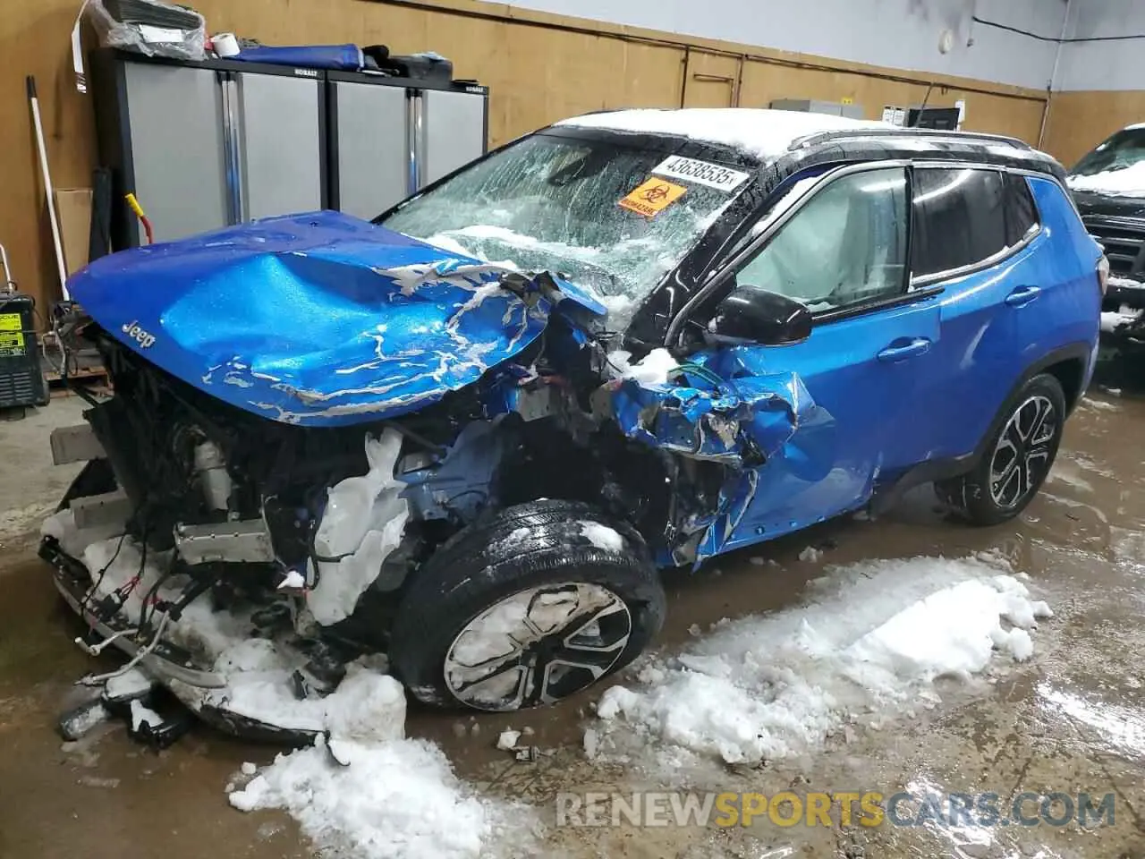 1 fotografías del automóvil dañado 3C4NJDCB4NT154860 JEEP COMPASS 2022