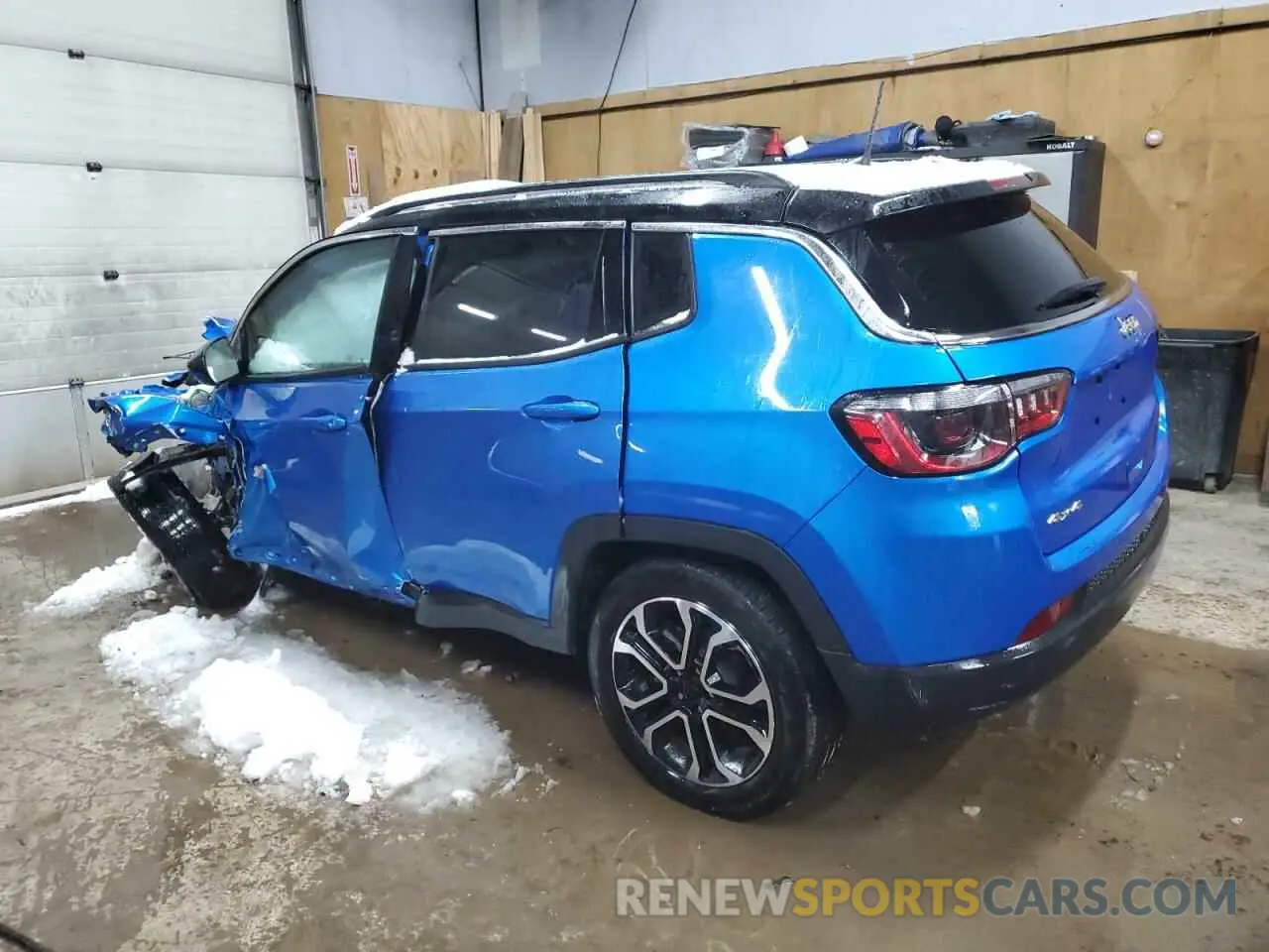 2 fotografías del automóvil dañado 3C4NJDCB4NT154860 JEEP COMPASS 2022